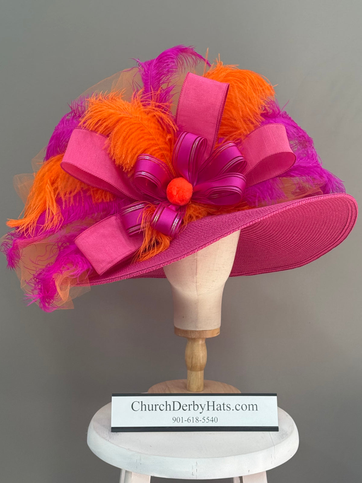 Belle - Kentucky Derby Hat - Church Hat