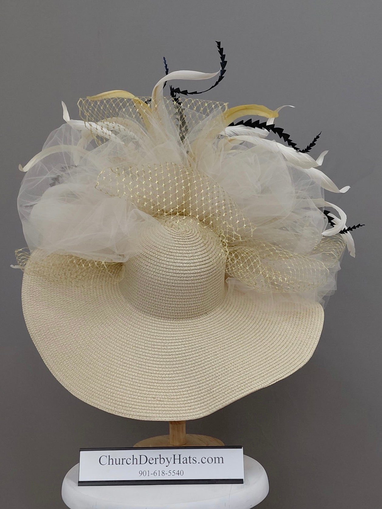 Hannah - Church Derby Hat