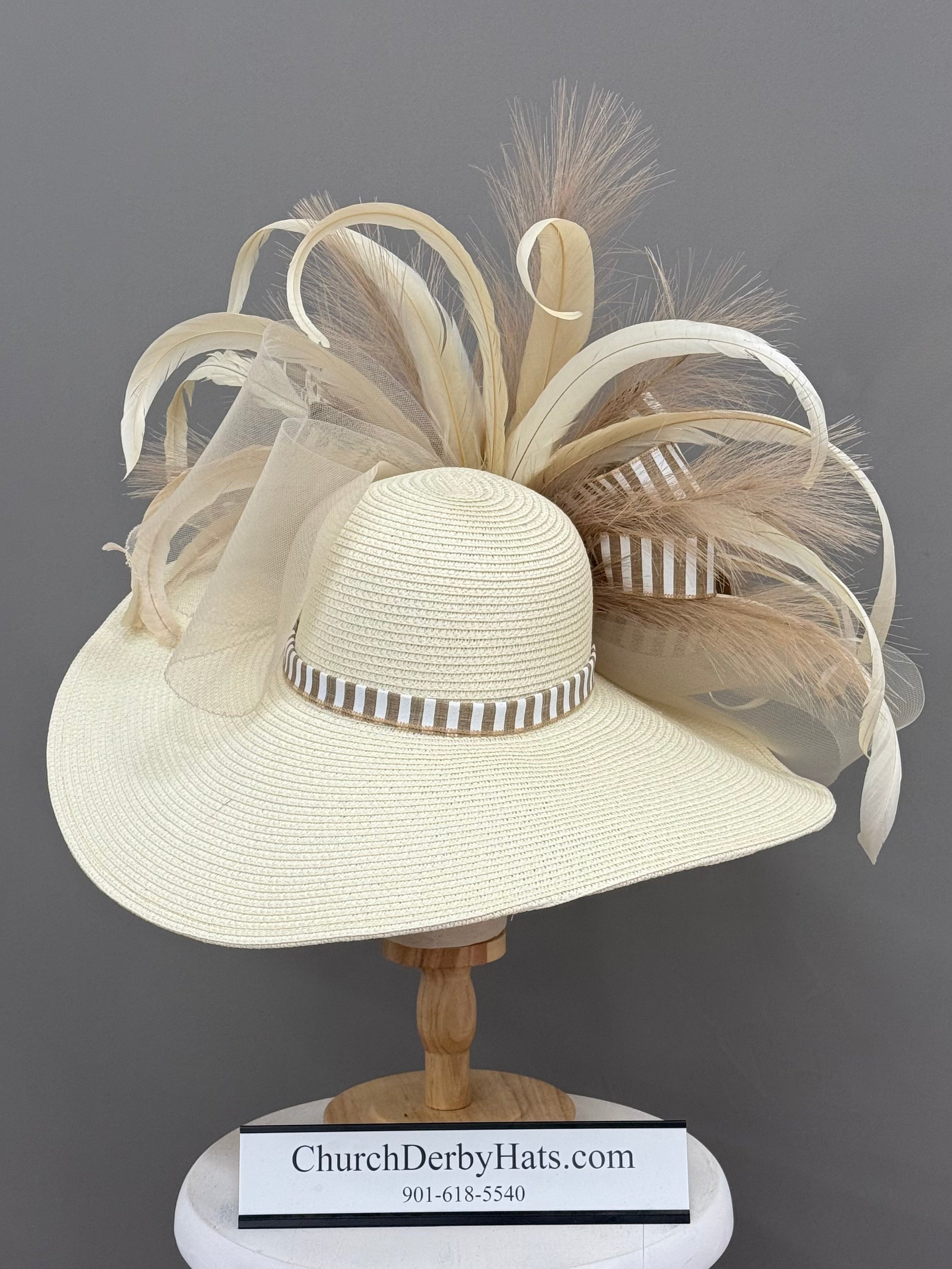 Bridgerton - Church Derby Hat