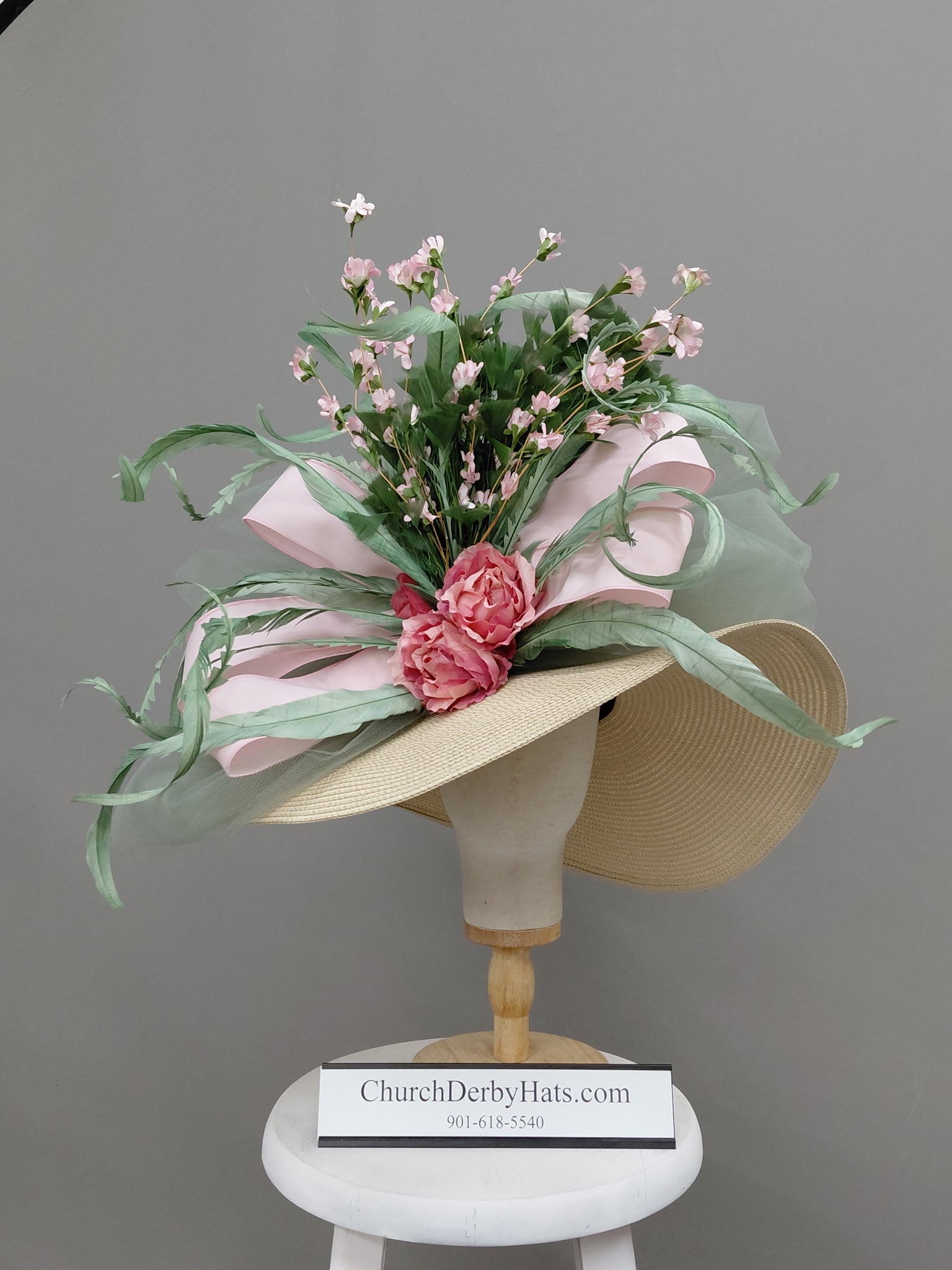 Garden Party - Kentucky Derby Hat - Church Hat