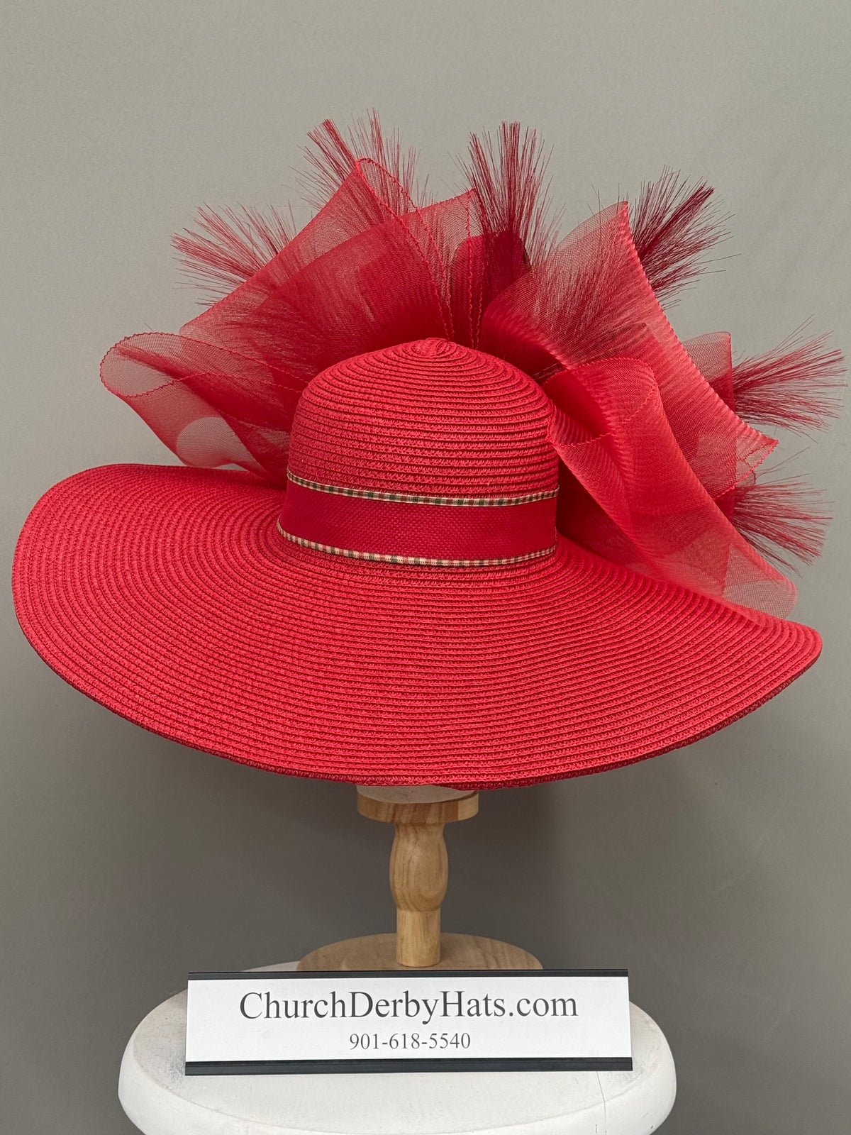 Ruby Red - Kentucky Derby Hat