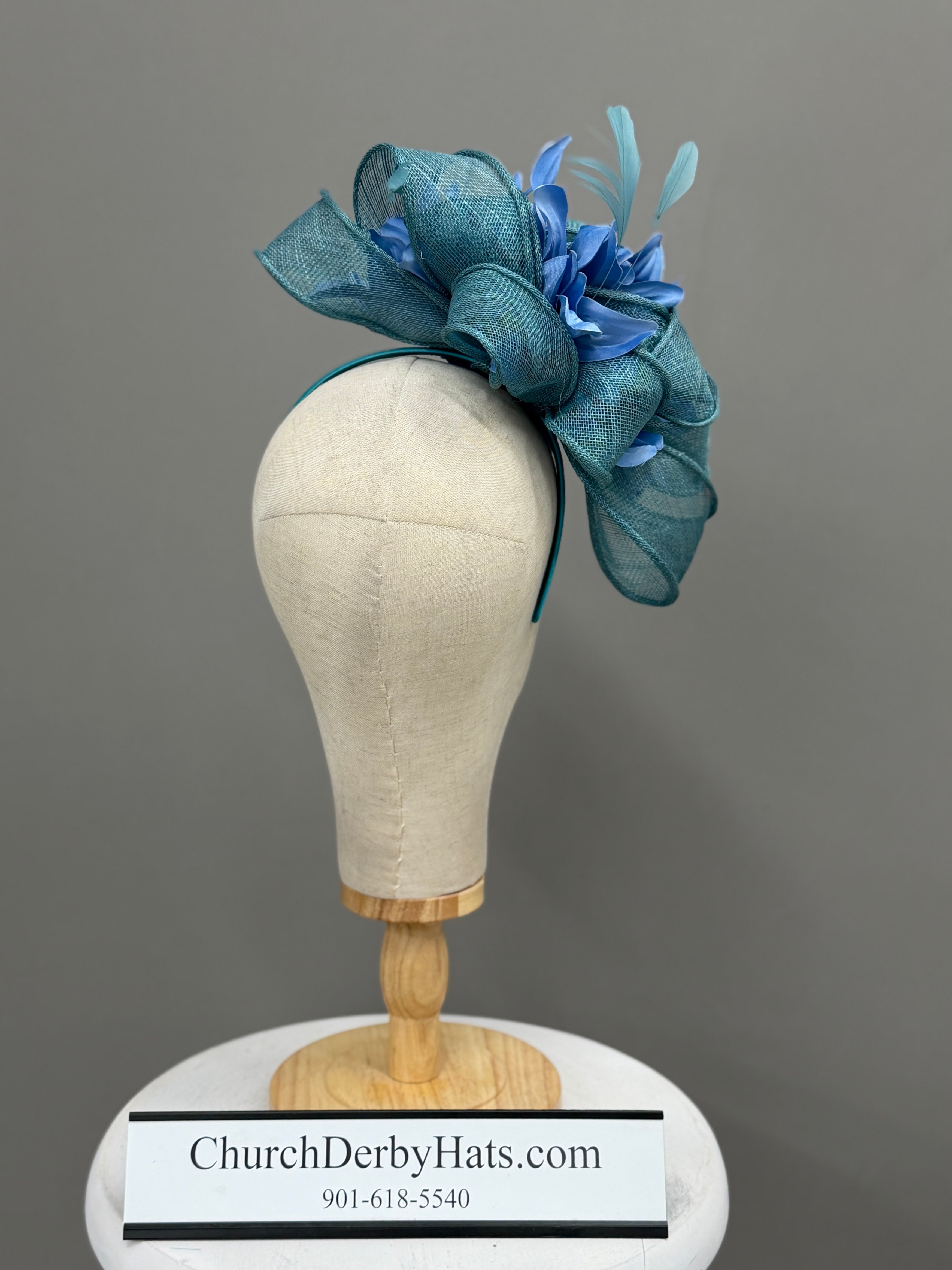 Coco by Vance - Fascinator on Headband - Kentucky Derby Hat - Church Hat