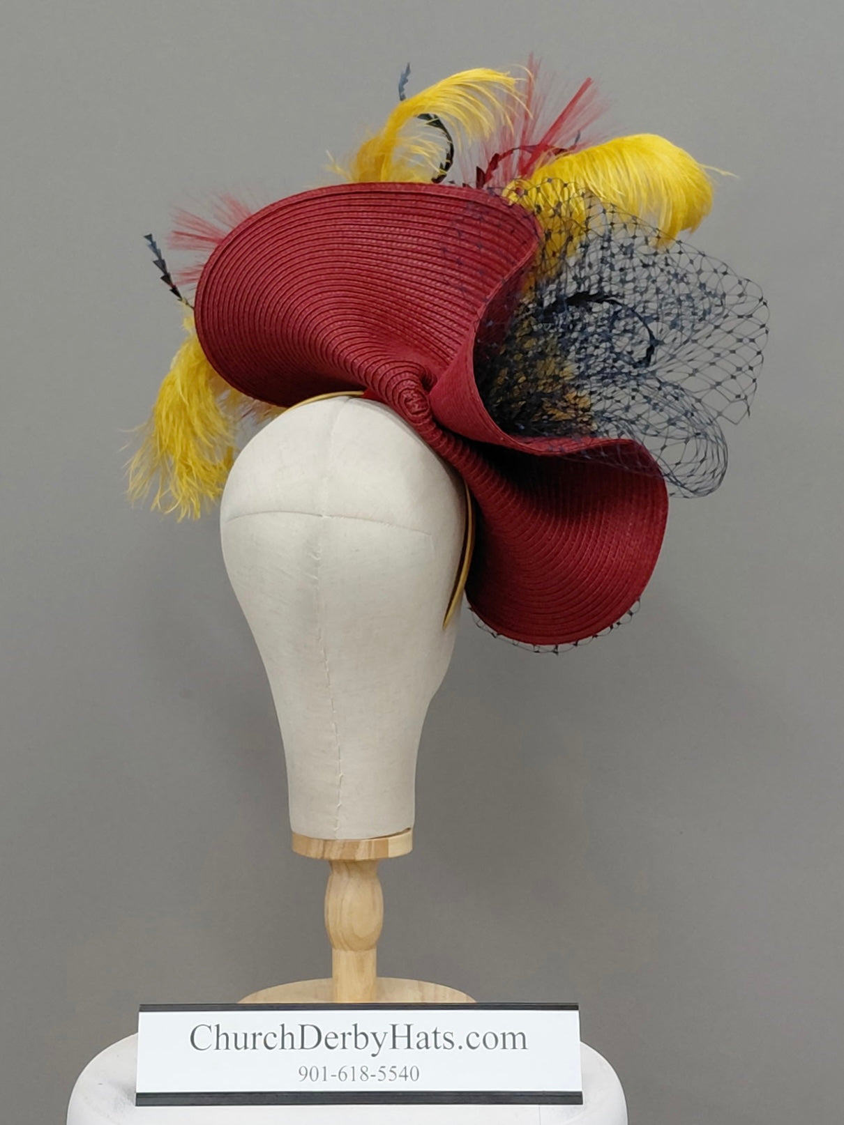 Joy Fascinator on Headband - Kentucky Derby Hat - Church Hat