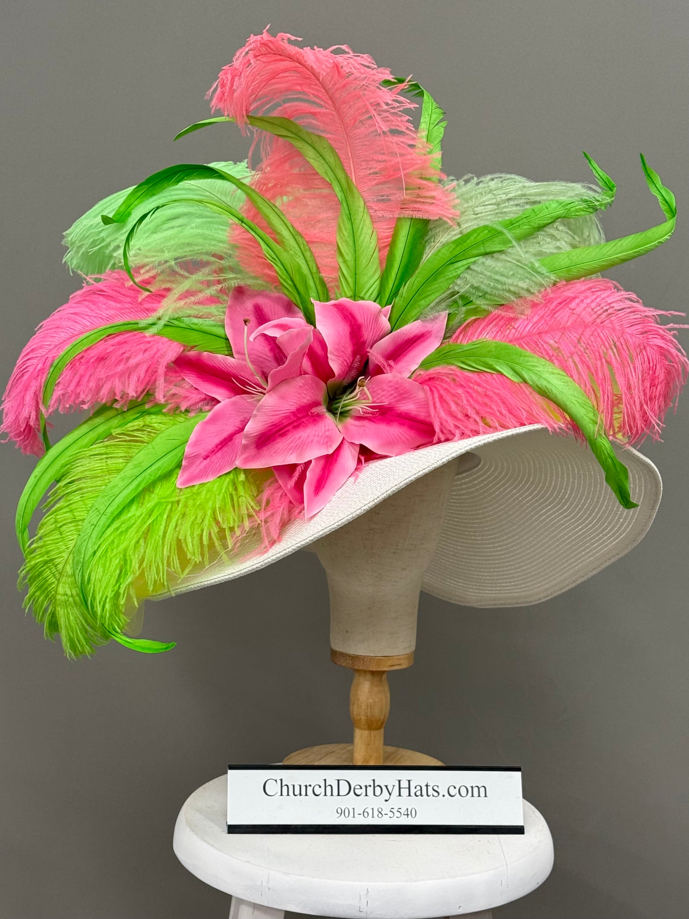 Lilly for the Fillies - Kentucky Derby Hat