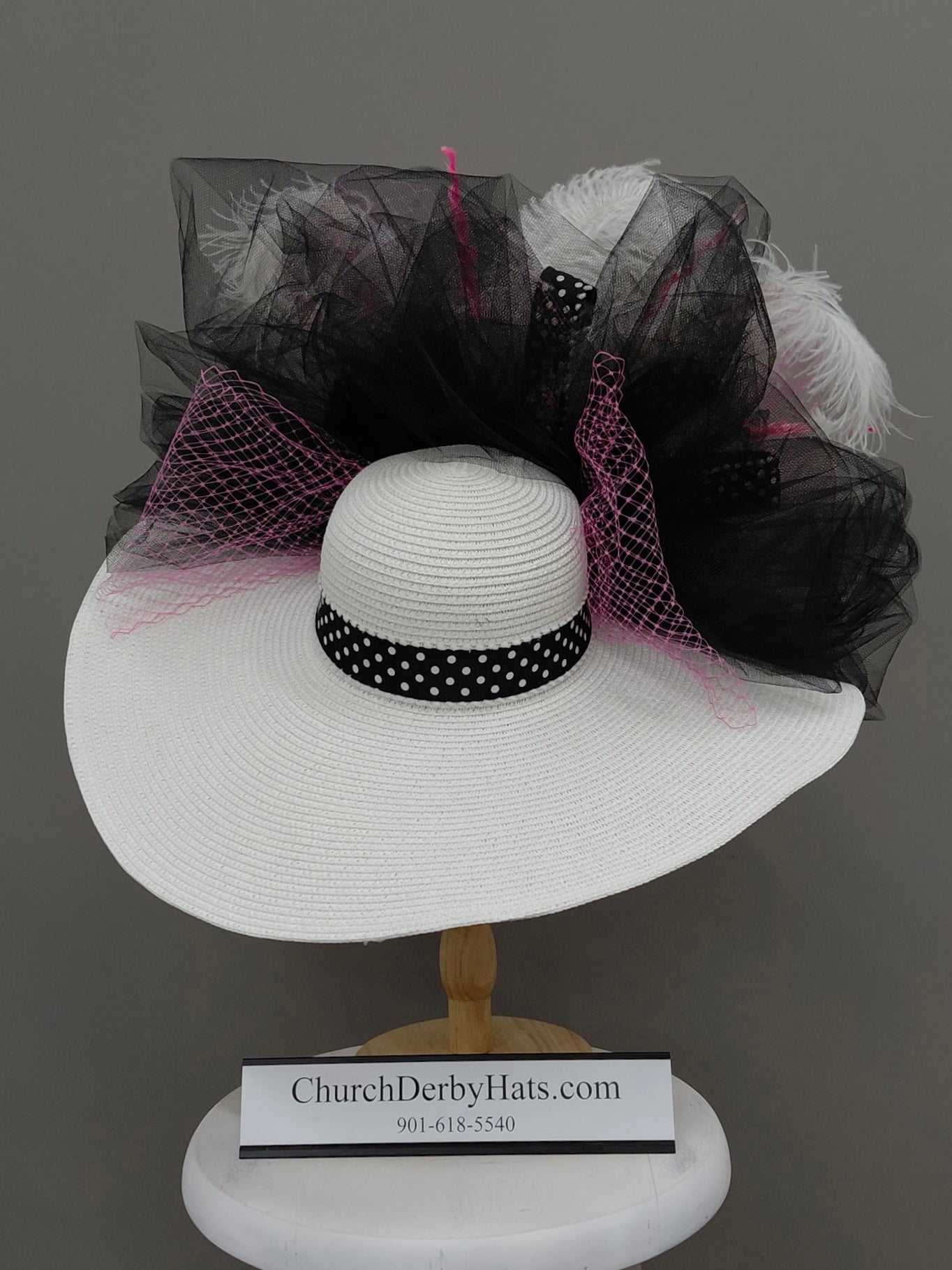 Pink Peony - Kentucky Derby Hat