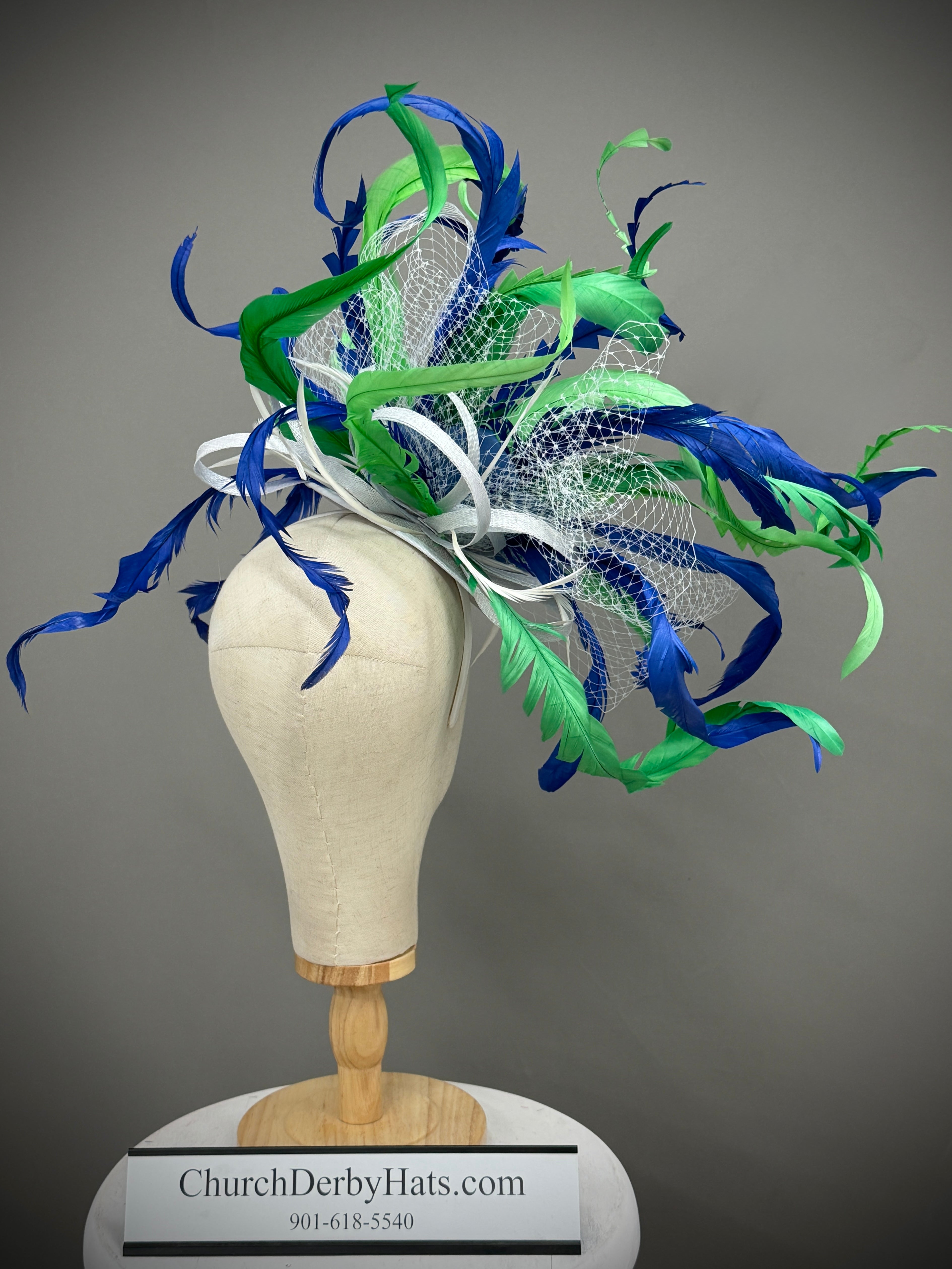 Kindi Fascinator - Church Derby Hat