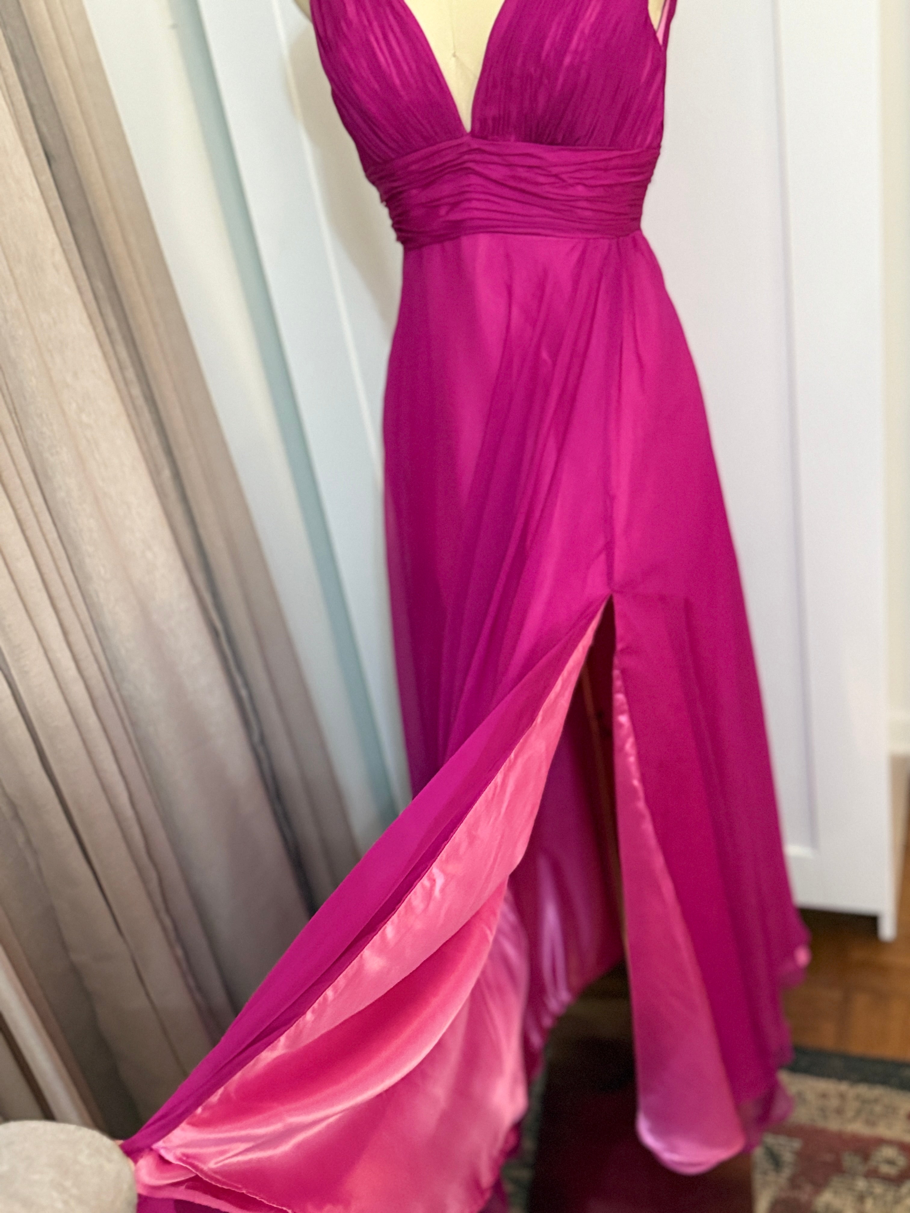 Mac Duggal size 2 fuchsia - Kentucky Derby Dress