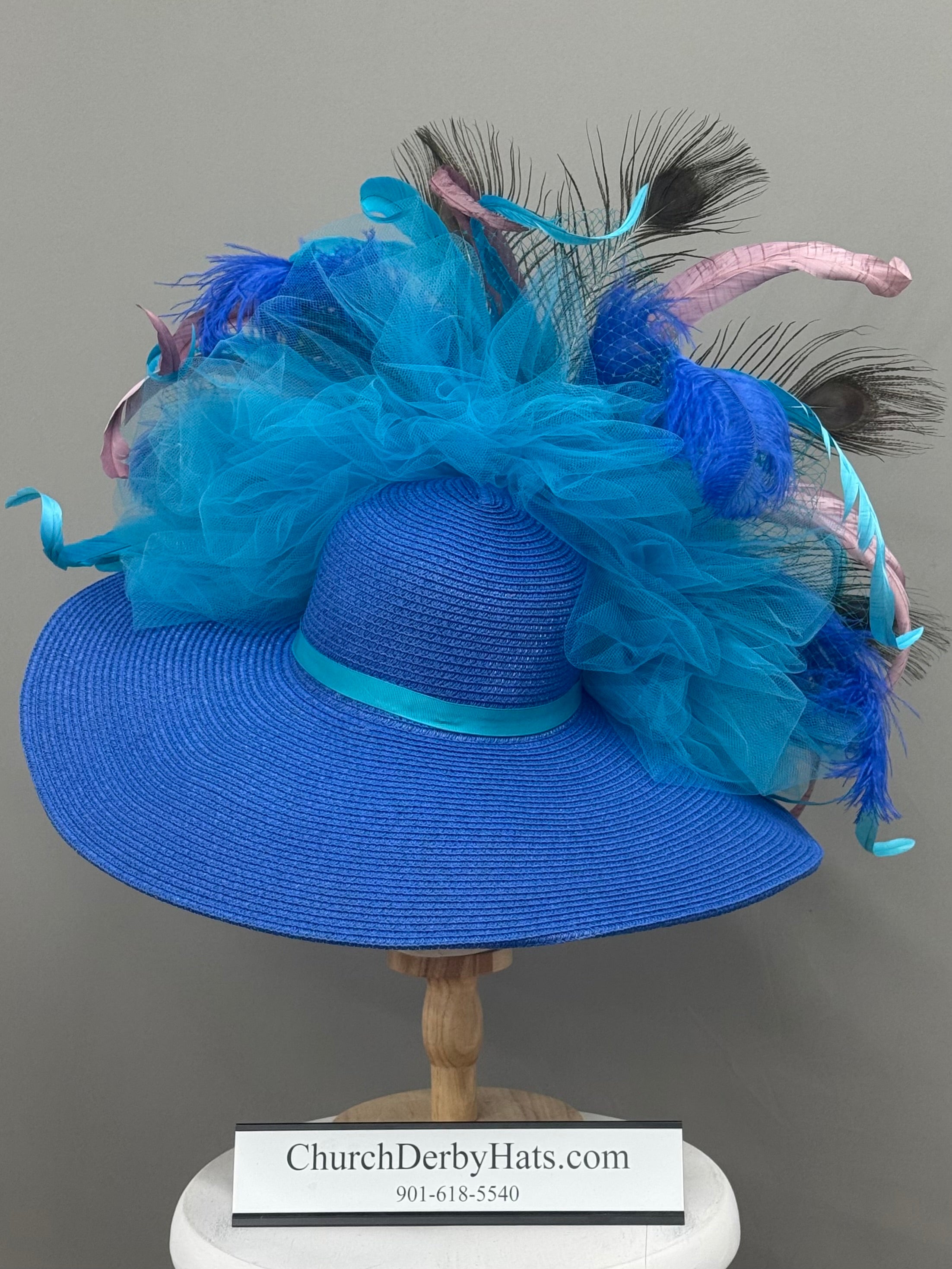 Her Royal Highness - Kentucky Derby Hat - Church Hat - One-of-a-kind millinery