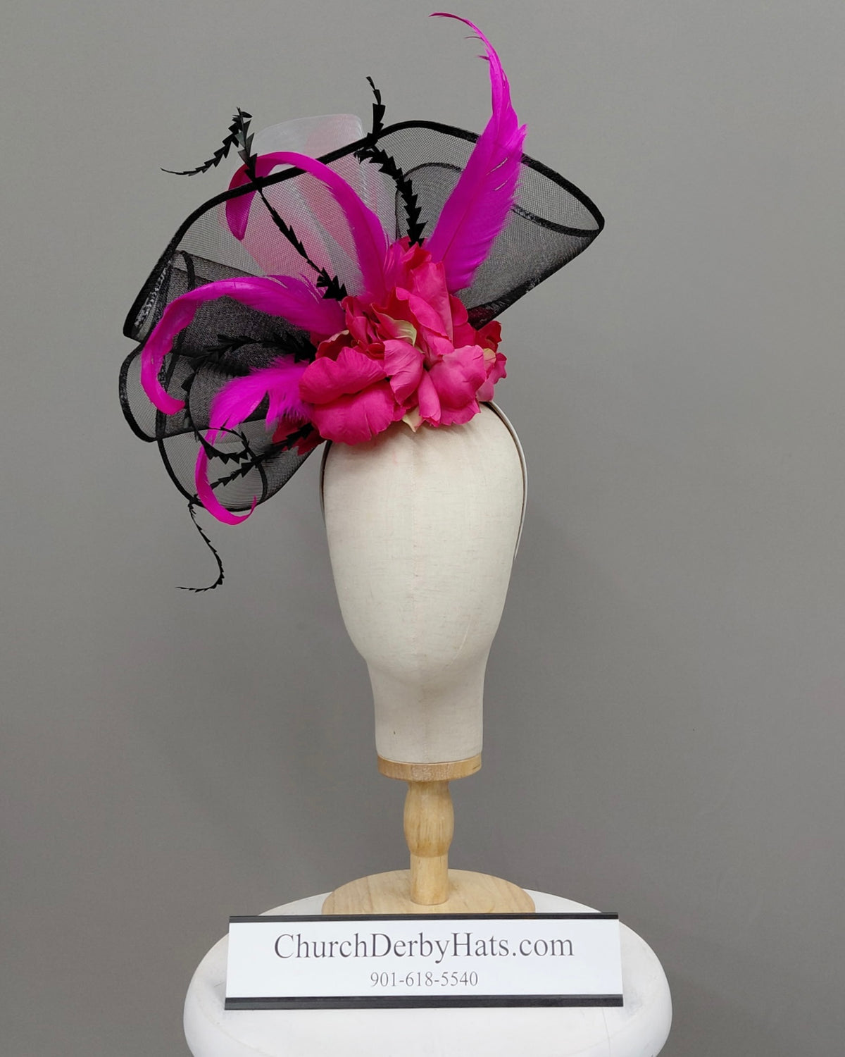 Rebecca Fascinator on Headband