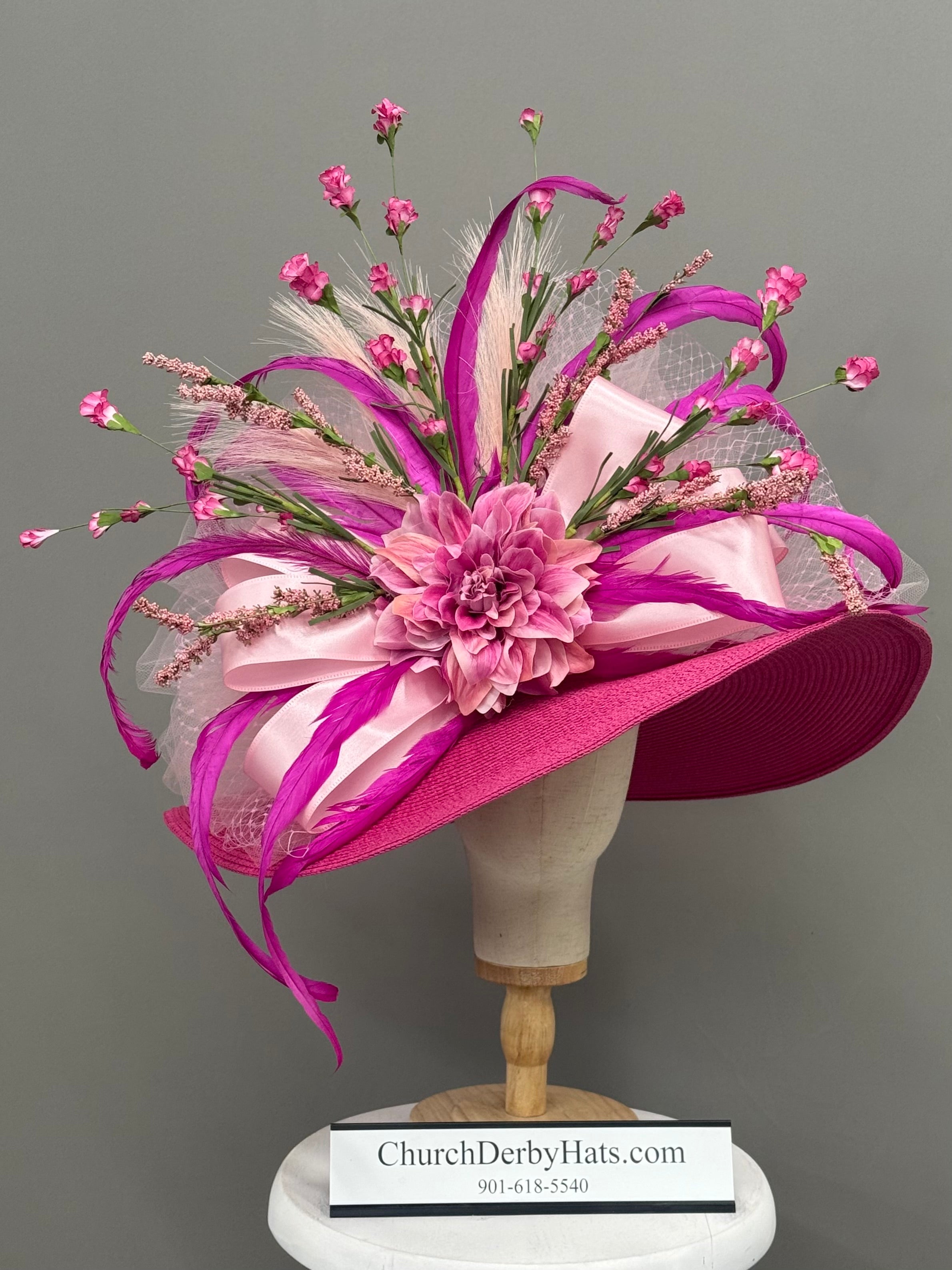 Kentucky Oaks - Kentucky Derby Hat - Church Derby Hat