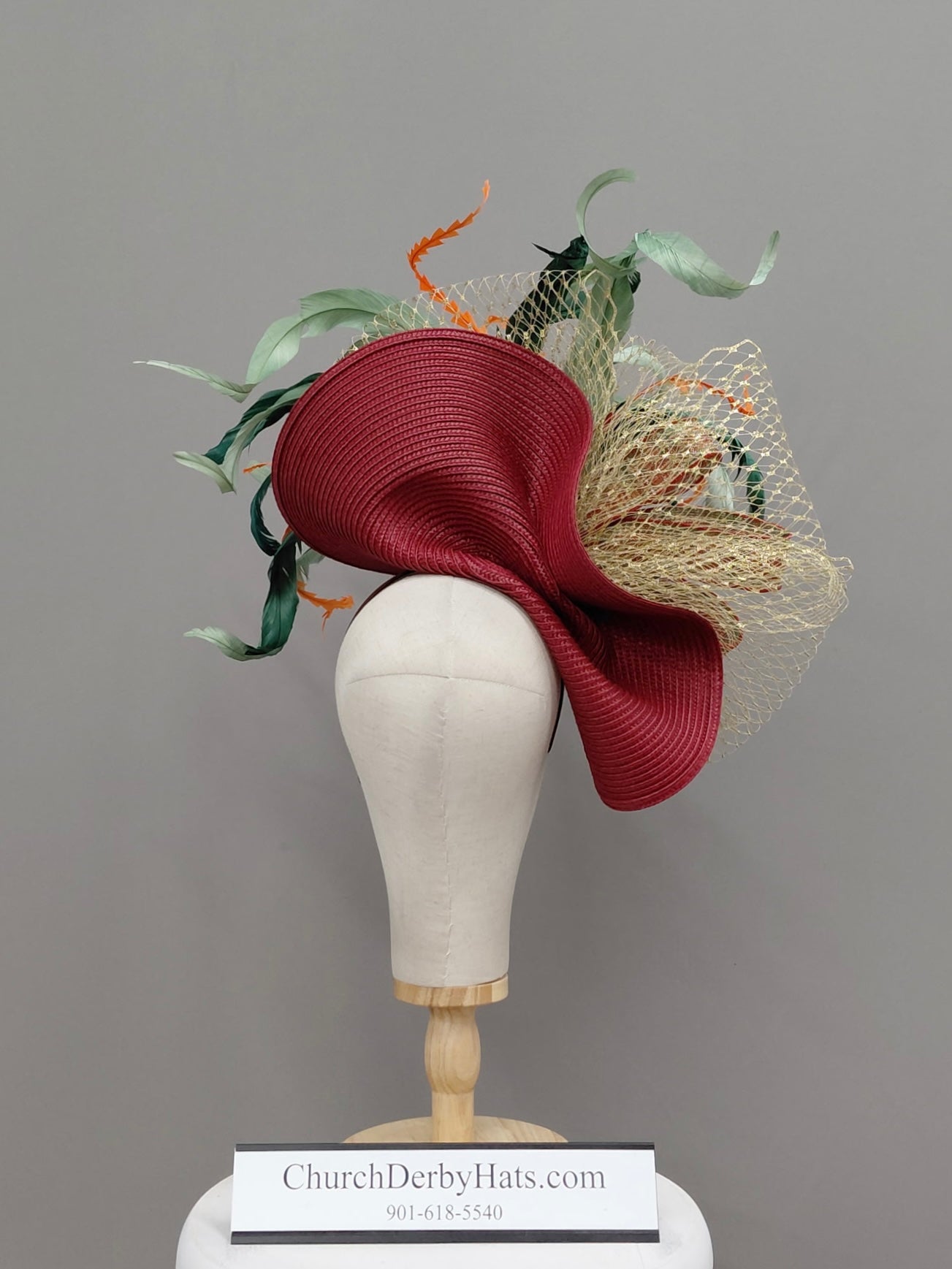 Diane Fascinator on Headband