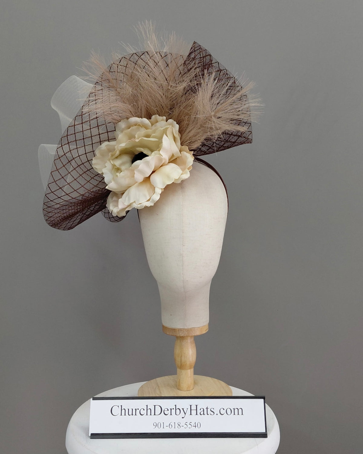 Parlor - Kentucky Derby Fascinator on Headband