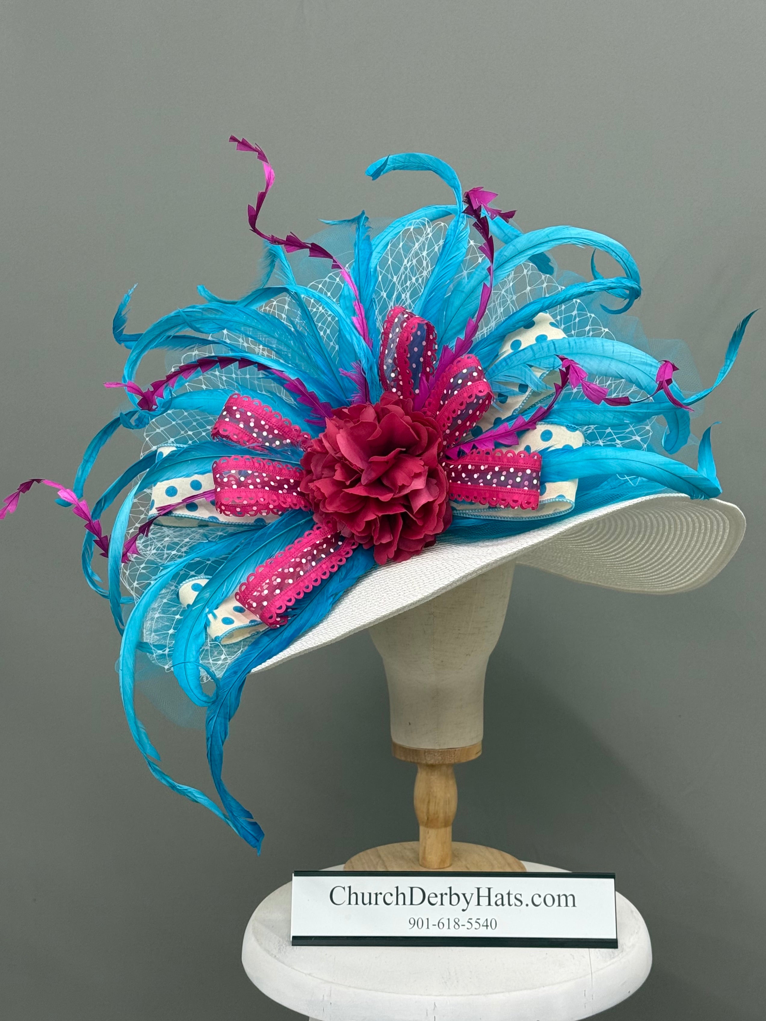 Sarah - Kentucky Derby Hat - Church Hat
