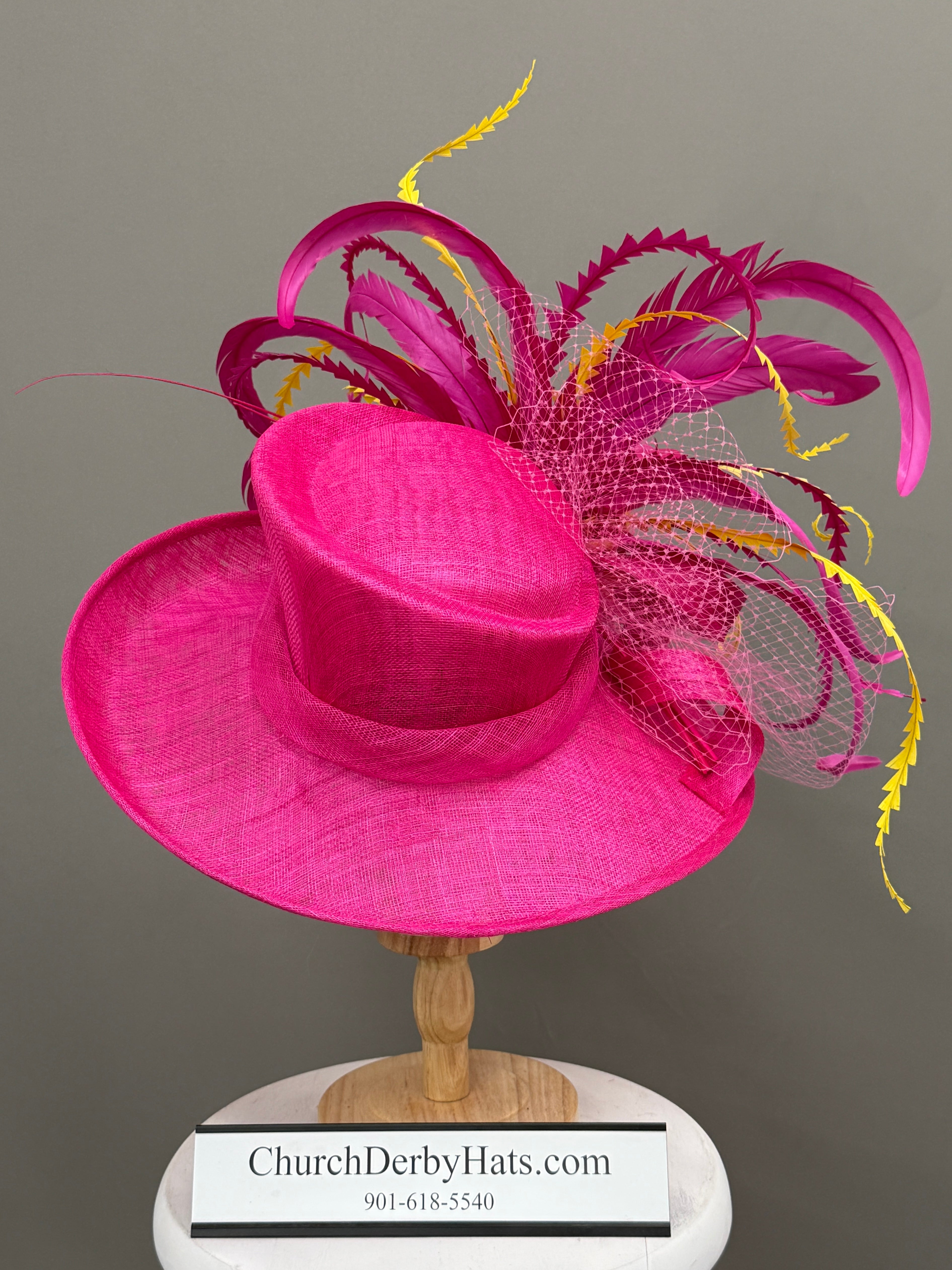 Sarah Hot Pink Yellow