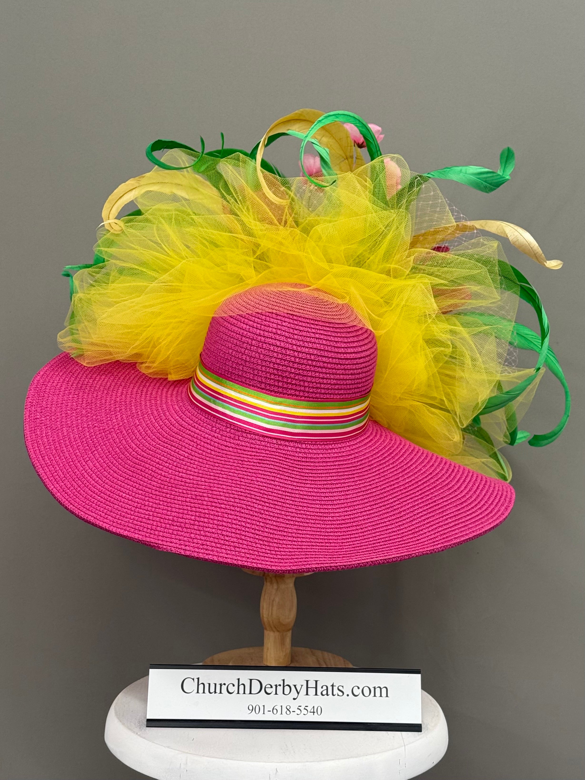 Oaks - Kentucky Derby Hat - Church Hat