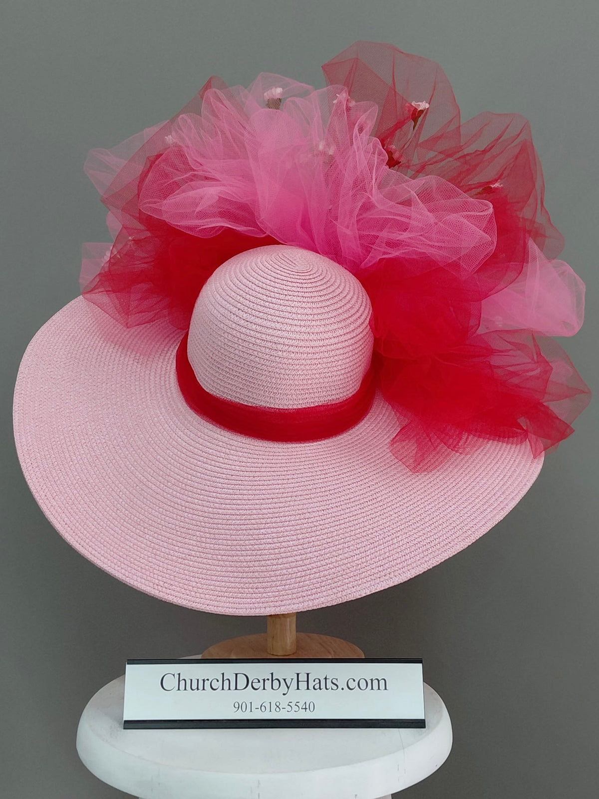 Poppies - Kentucky Derby Hat - Church Hat