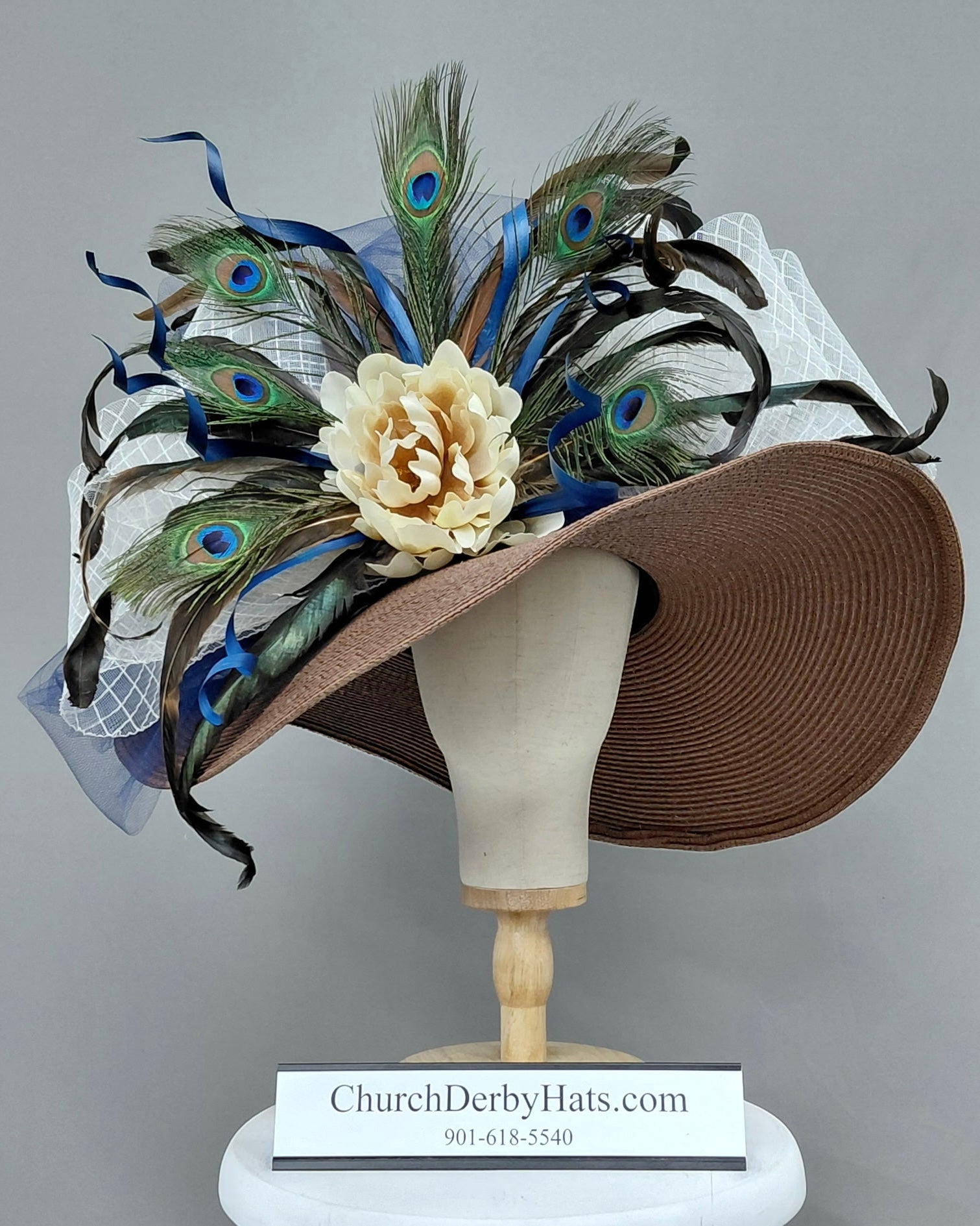 Tabitha Brown Navy - Kentucky Derby Hat
