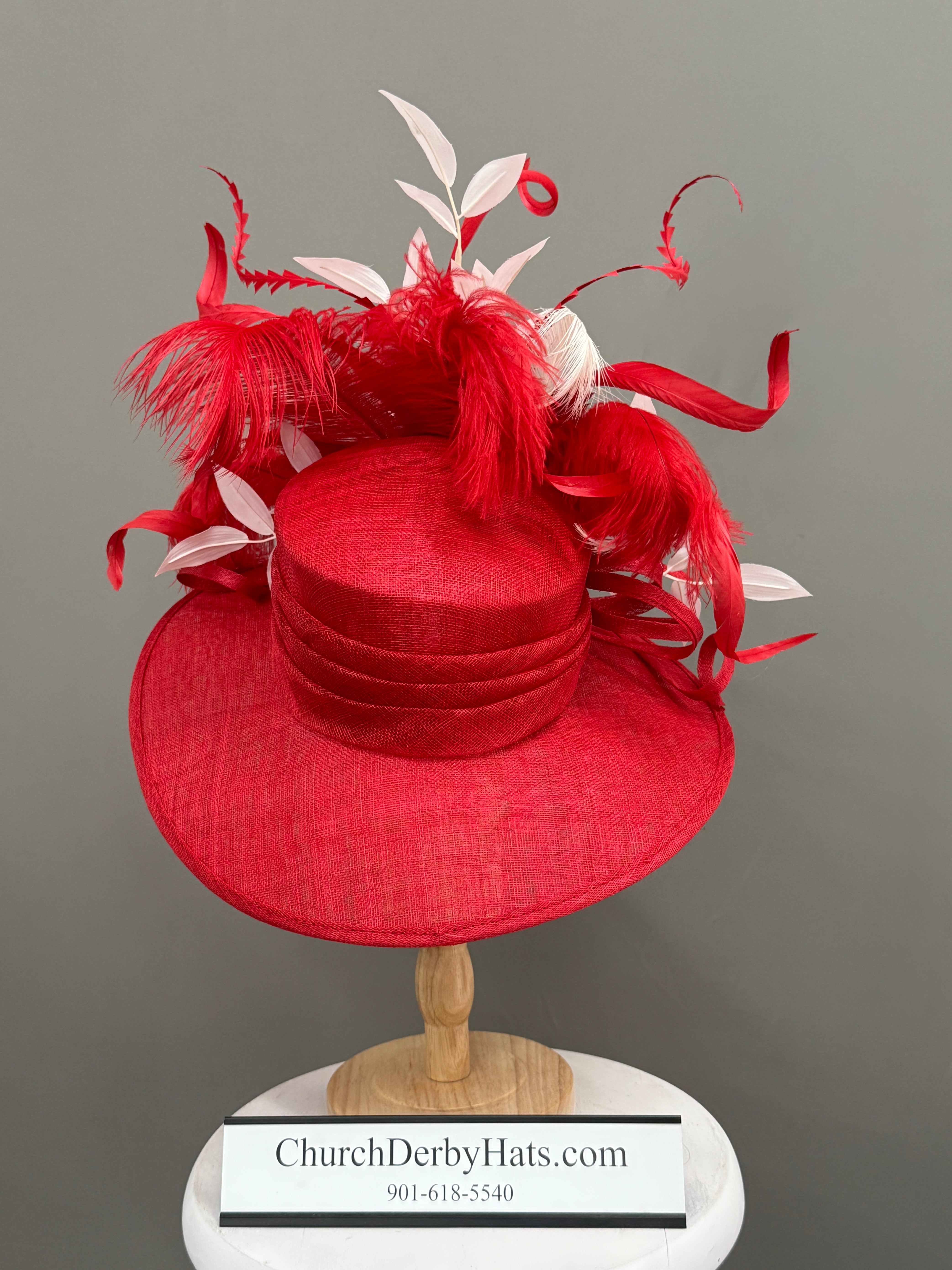 Ginger White - Church Derby Hat