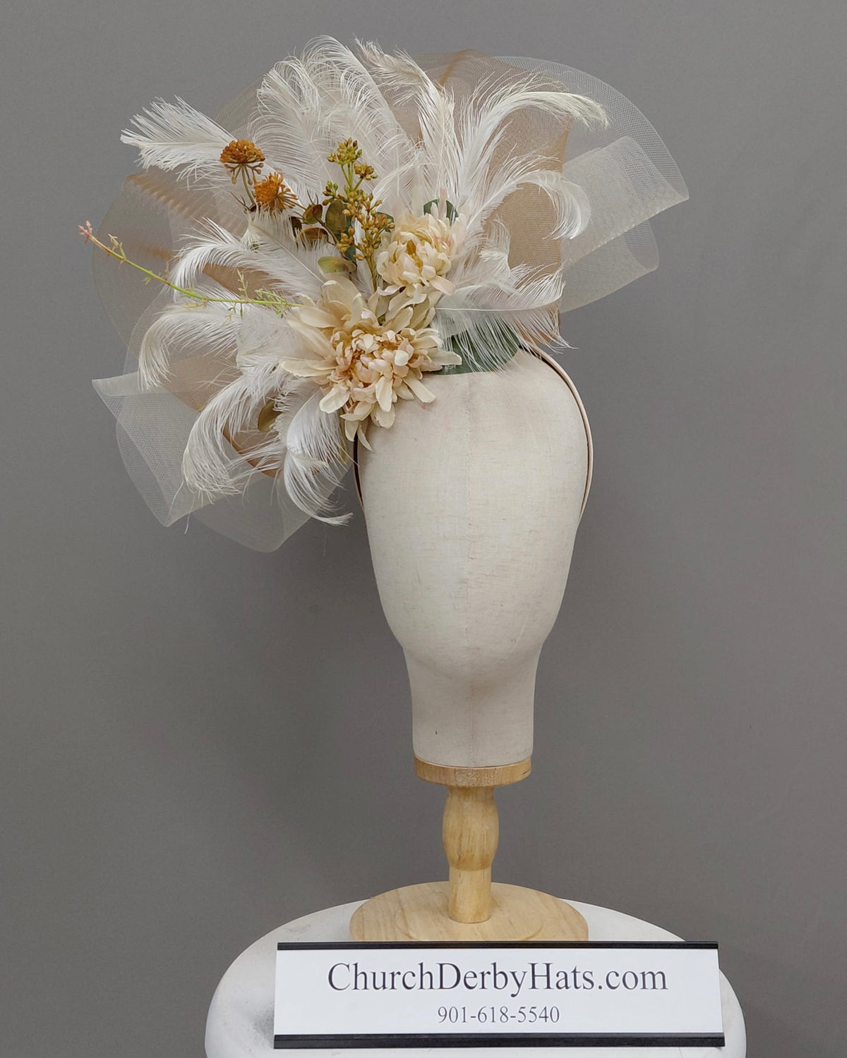 Mackala - Fascinator on Headband