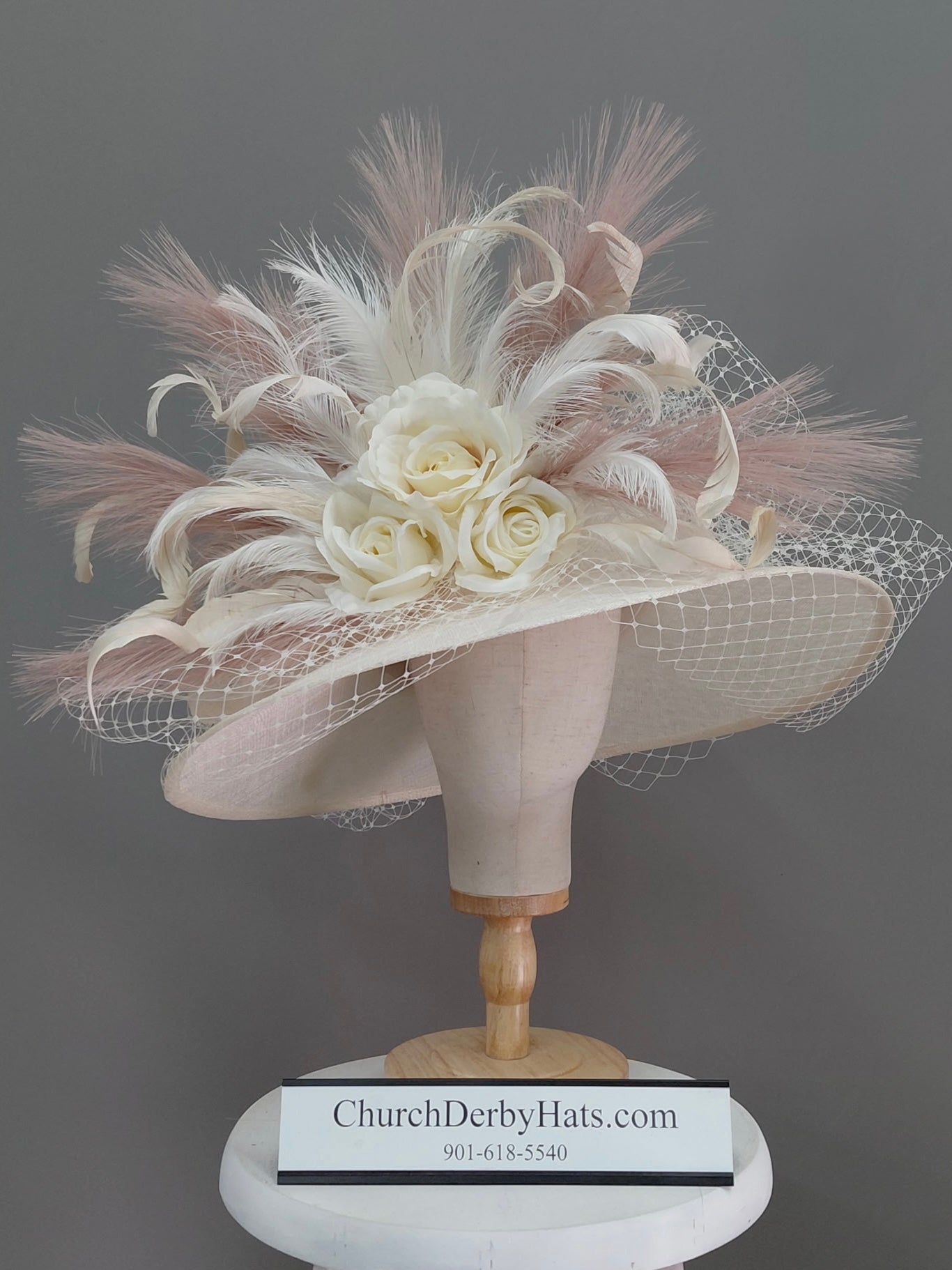 Princess Ira - Kentucky Derby Hat - Church Hat