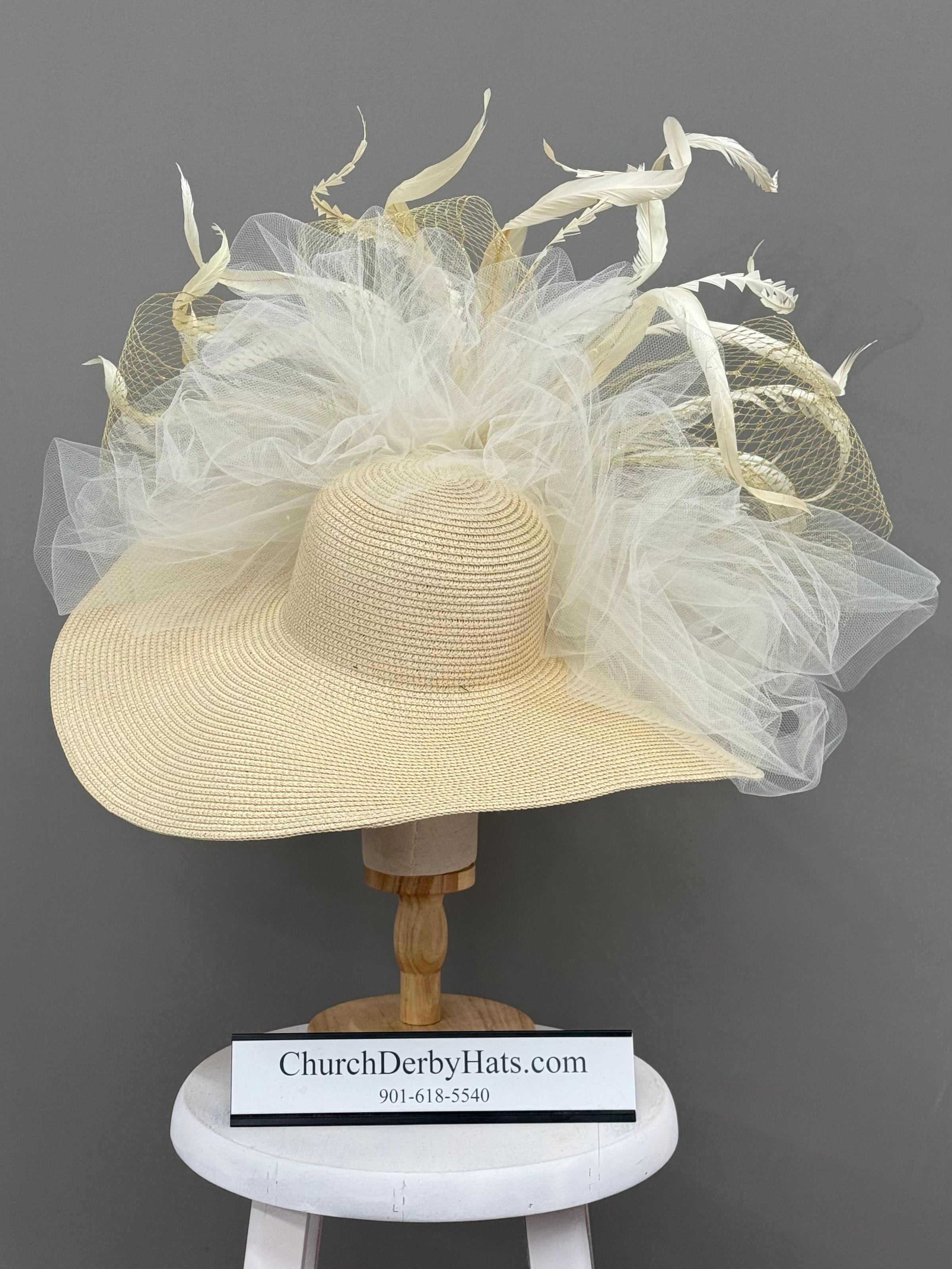 Lady Edith - Church Derby Hat
