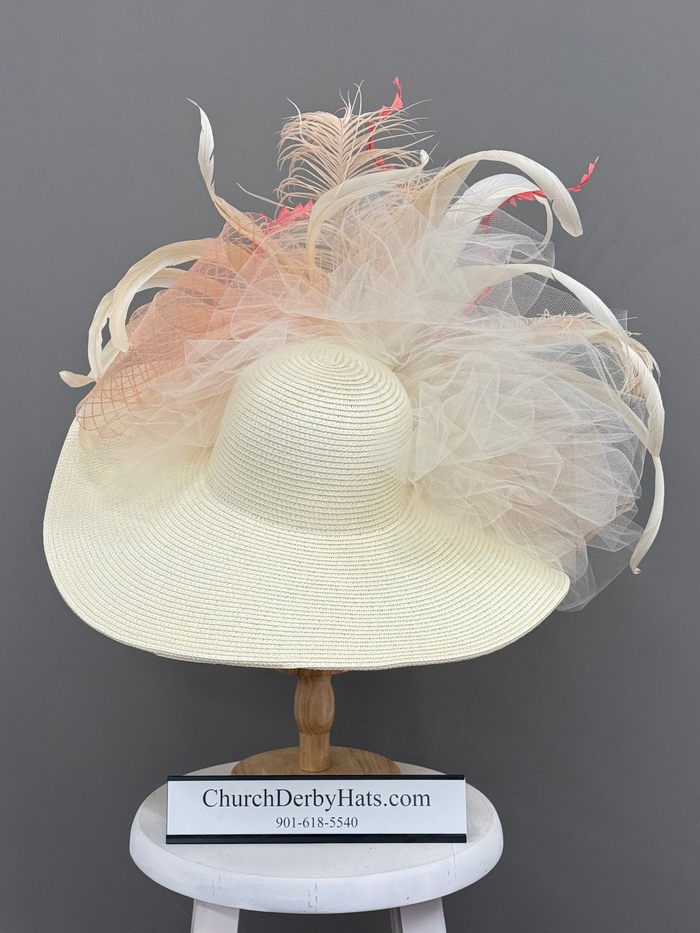 Meghan - Church Derby Hat