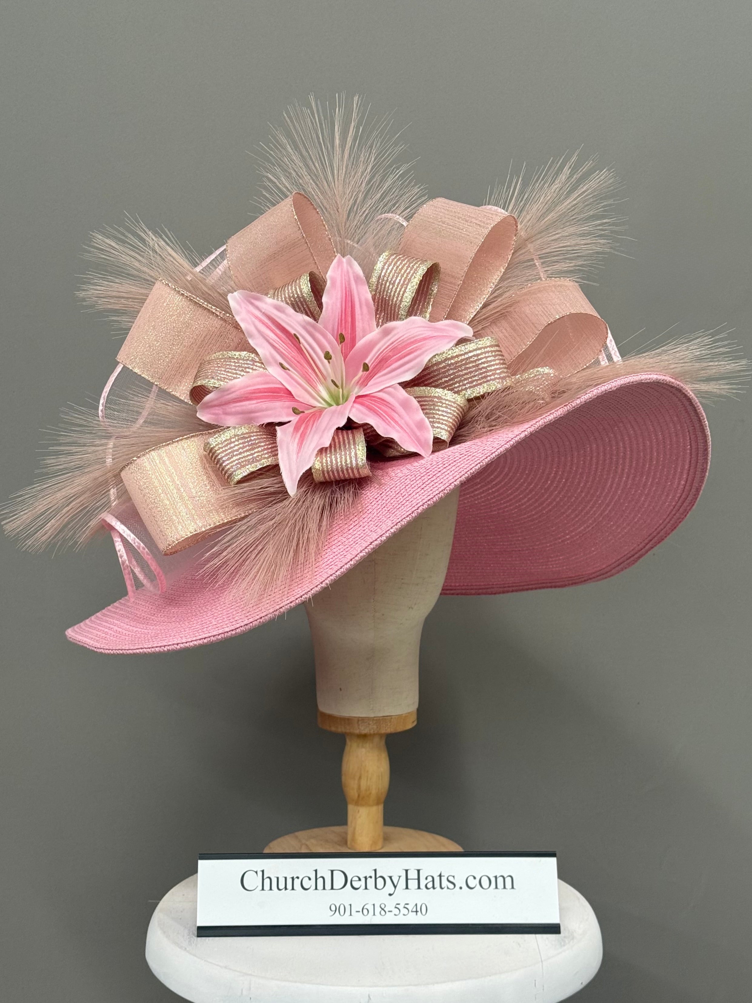 Oaks Lily - Kentucky Derby Hat - Church Hat
