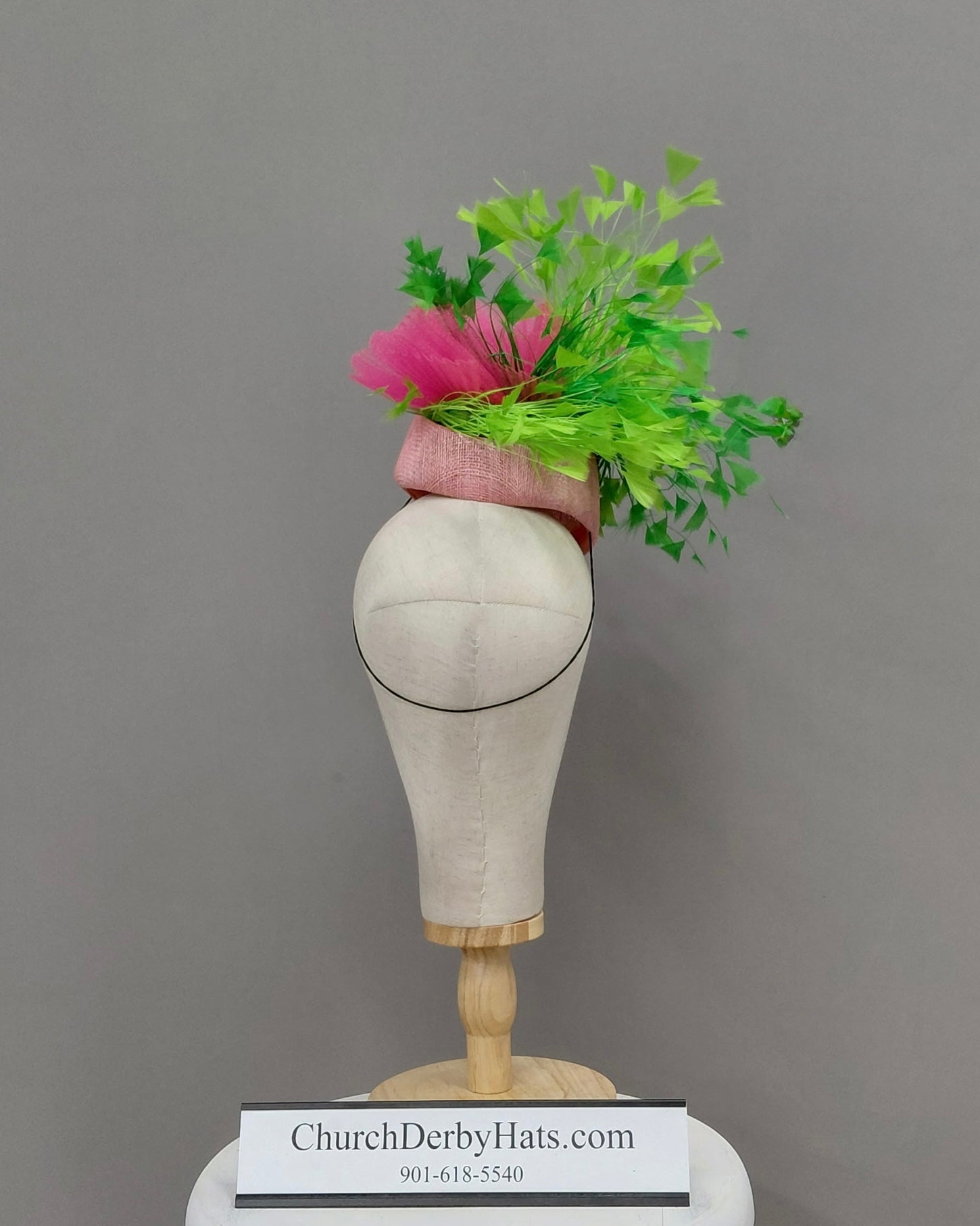 Martha Fascinator on Stretch-cord
