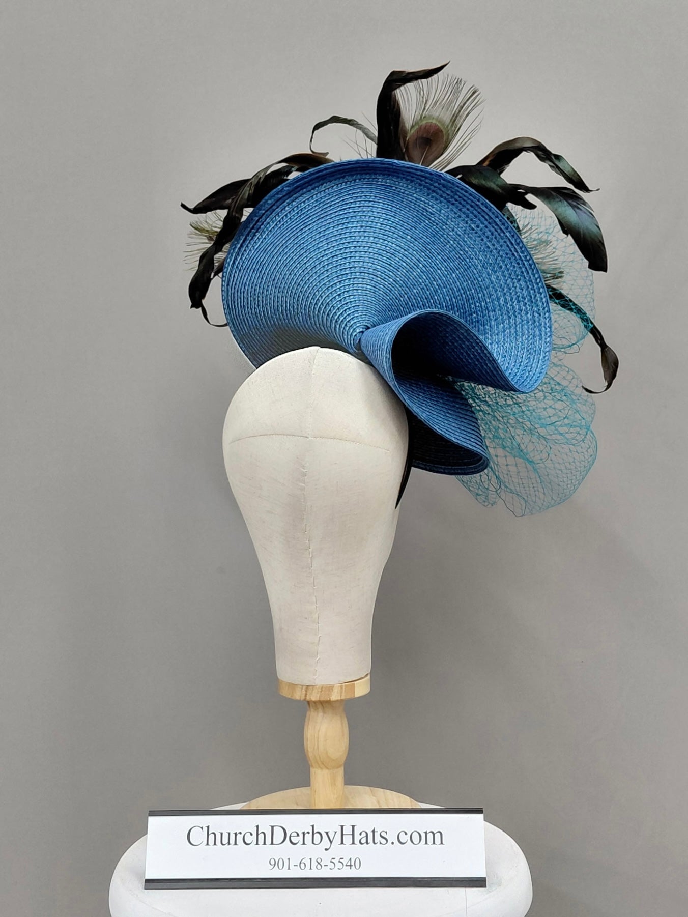 Wingman - Kentucky Derby Fascinator Hat on Headband