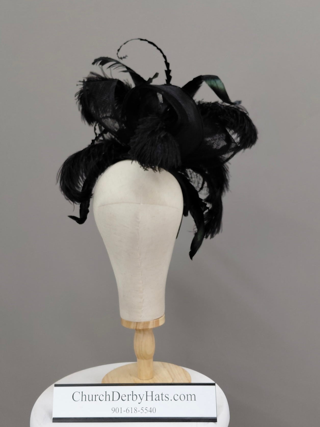 Black Widow Fascinator