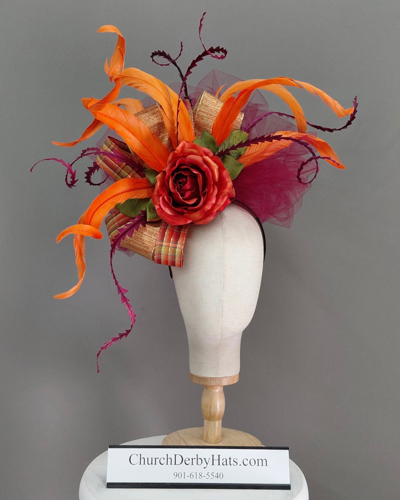 Tressa Fascinator on Headband