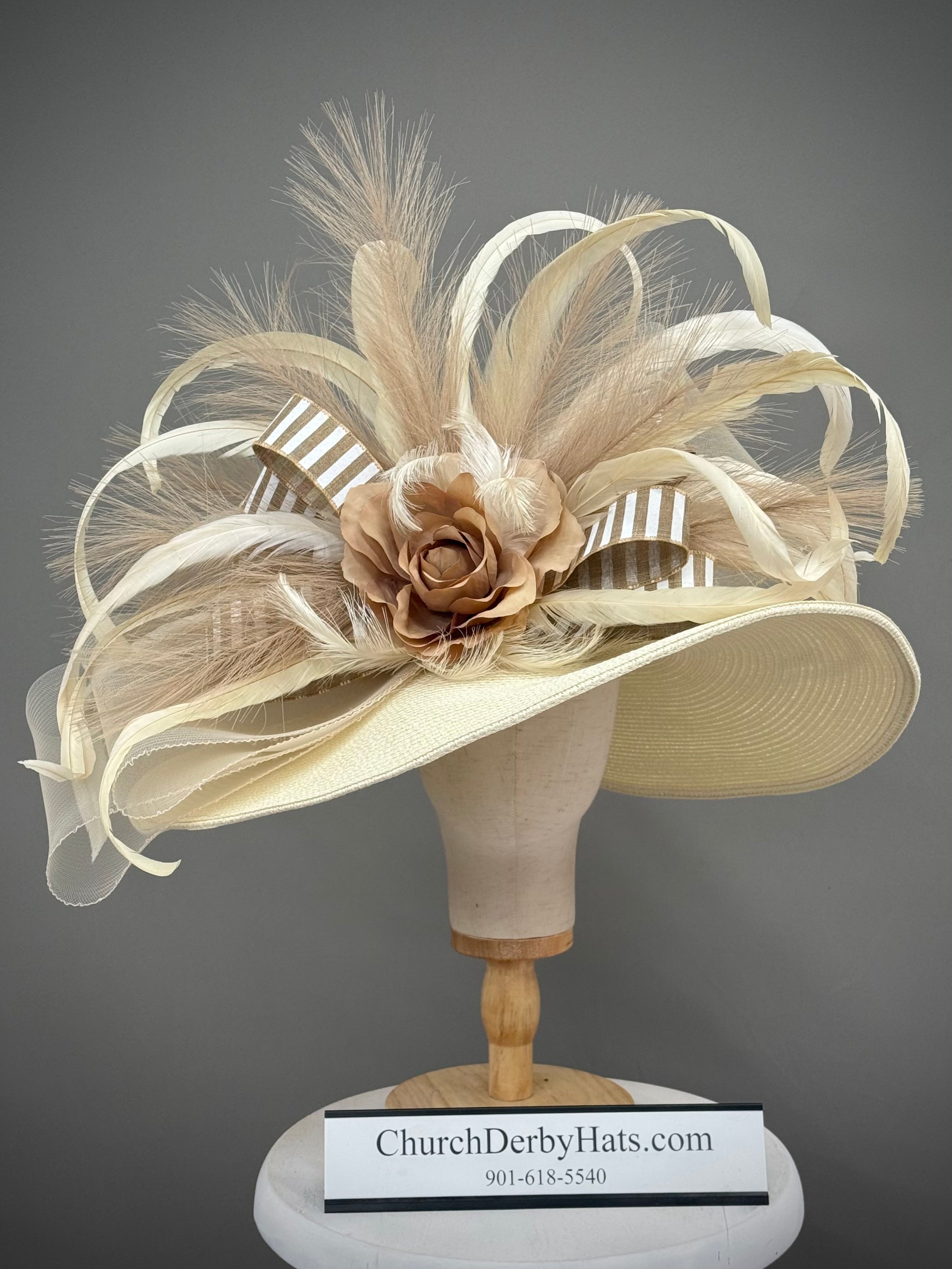 Bridgerton - Church Derby Hat