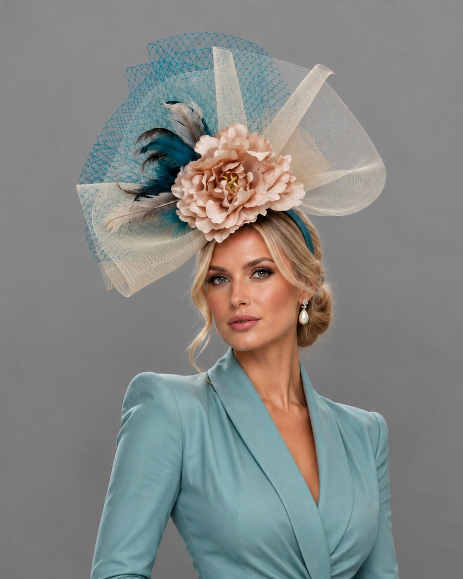 Heather - Kentucky Derby Fascinator on Headband