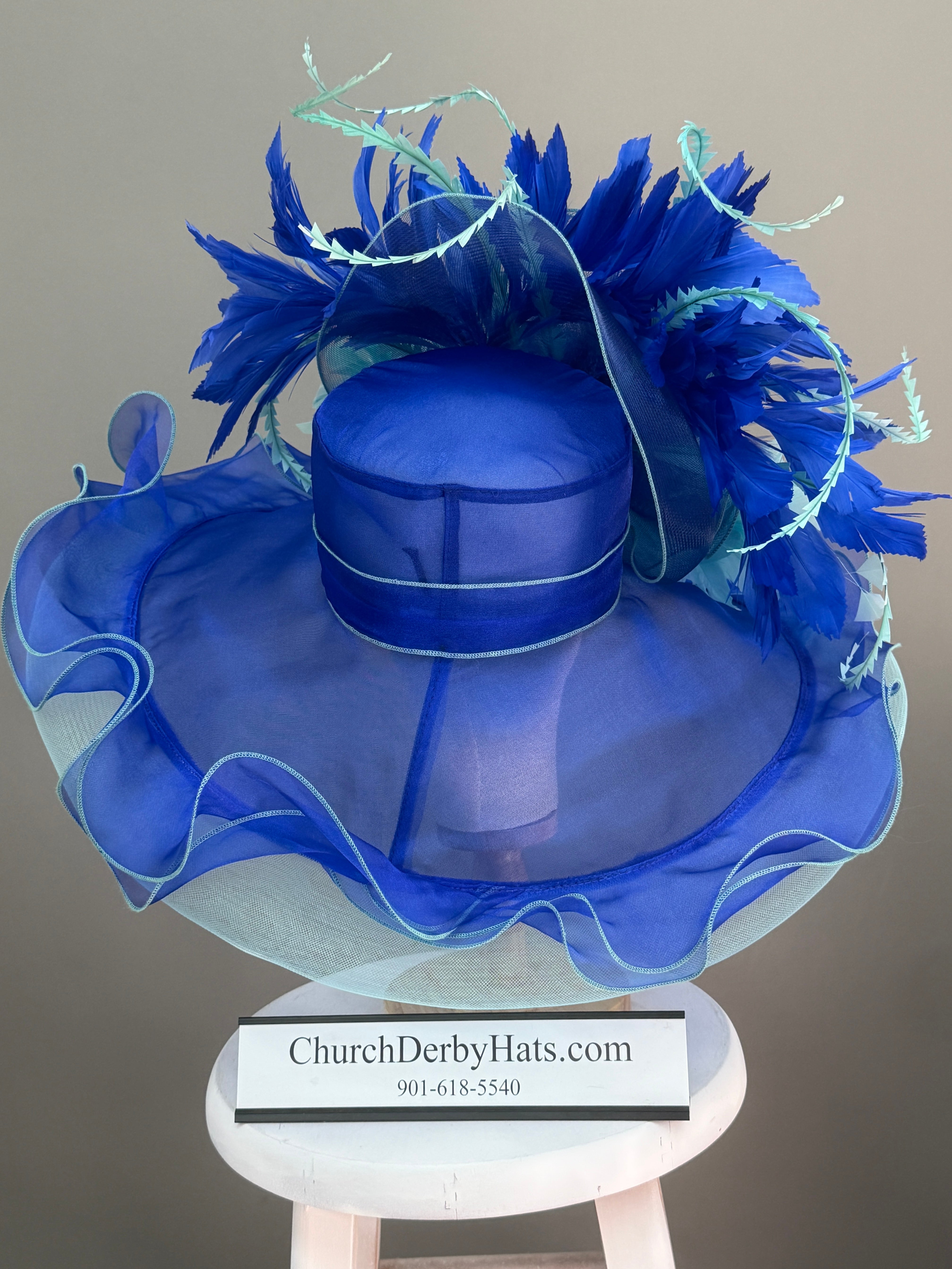 Sapphire - Kentucky Derby Hat