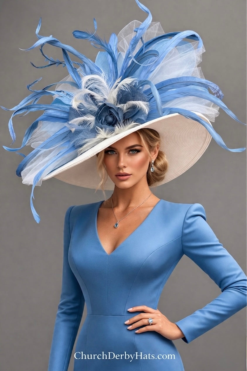 Lilia Blue - Kentucky Derby Hat