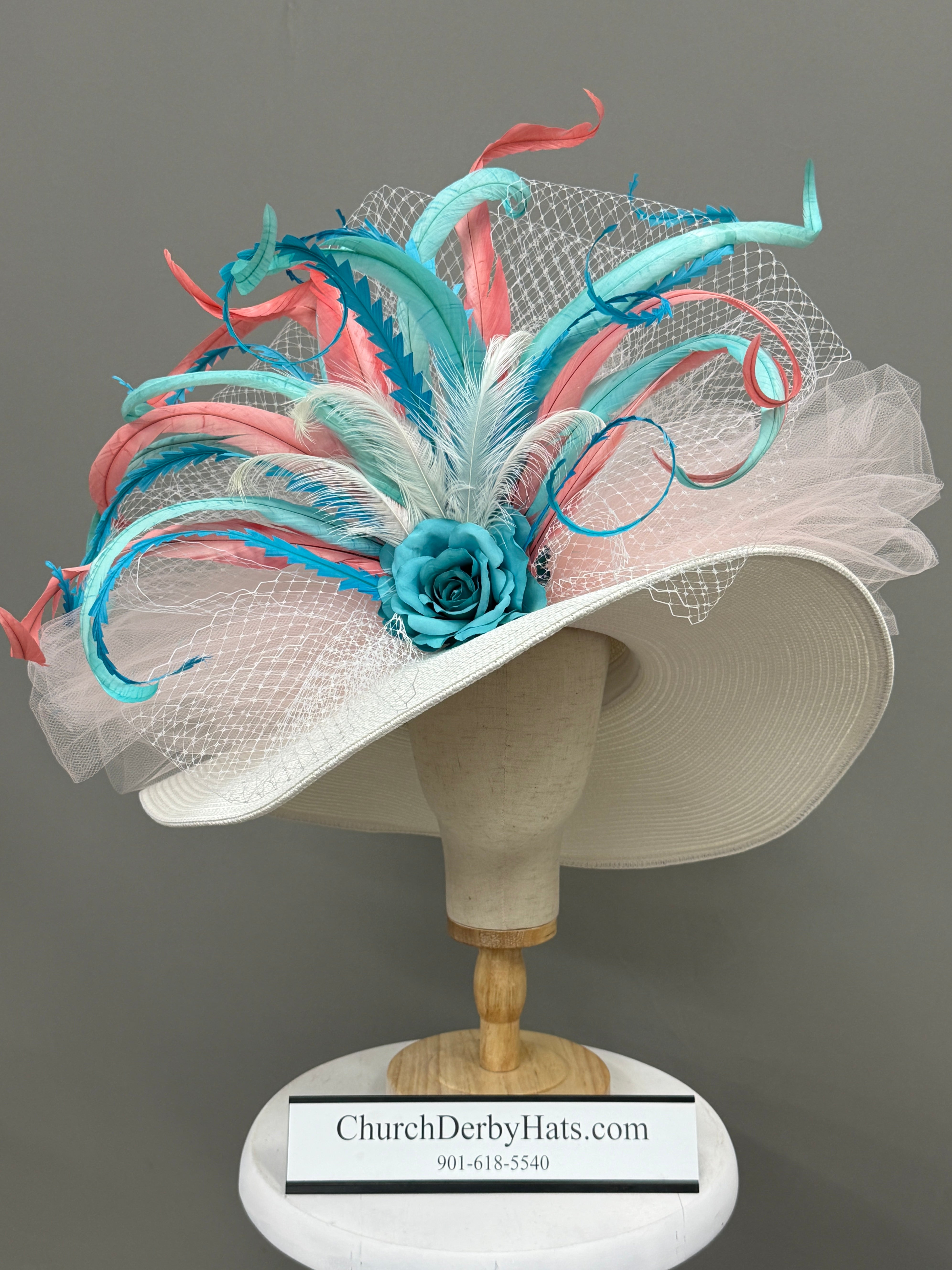 Morgan Blue - Kentucky Derby Hat