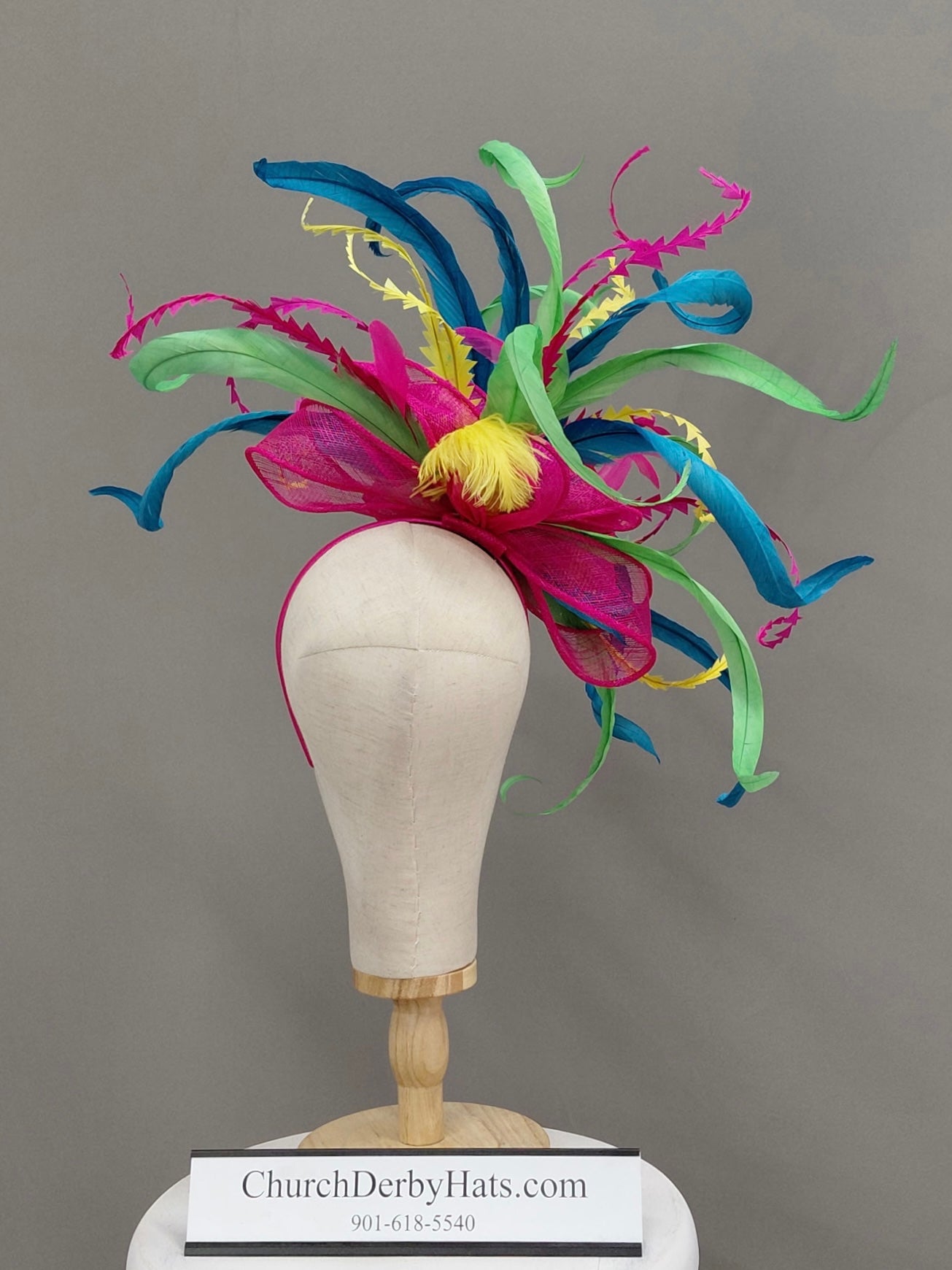 Rainbow Fascinator