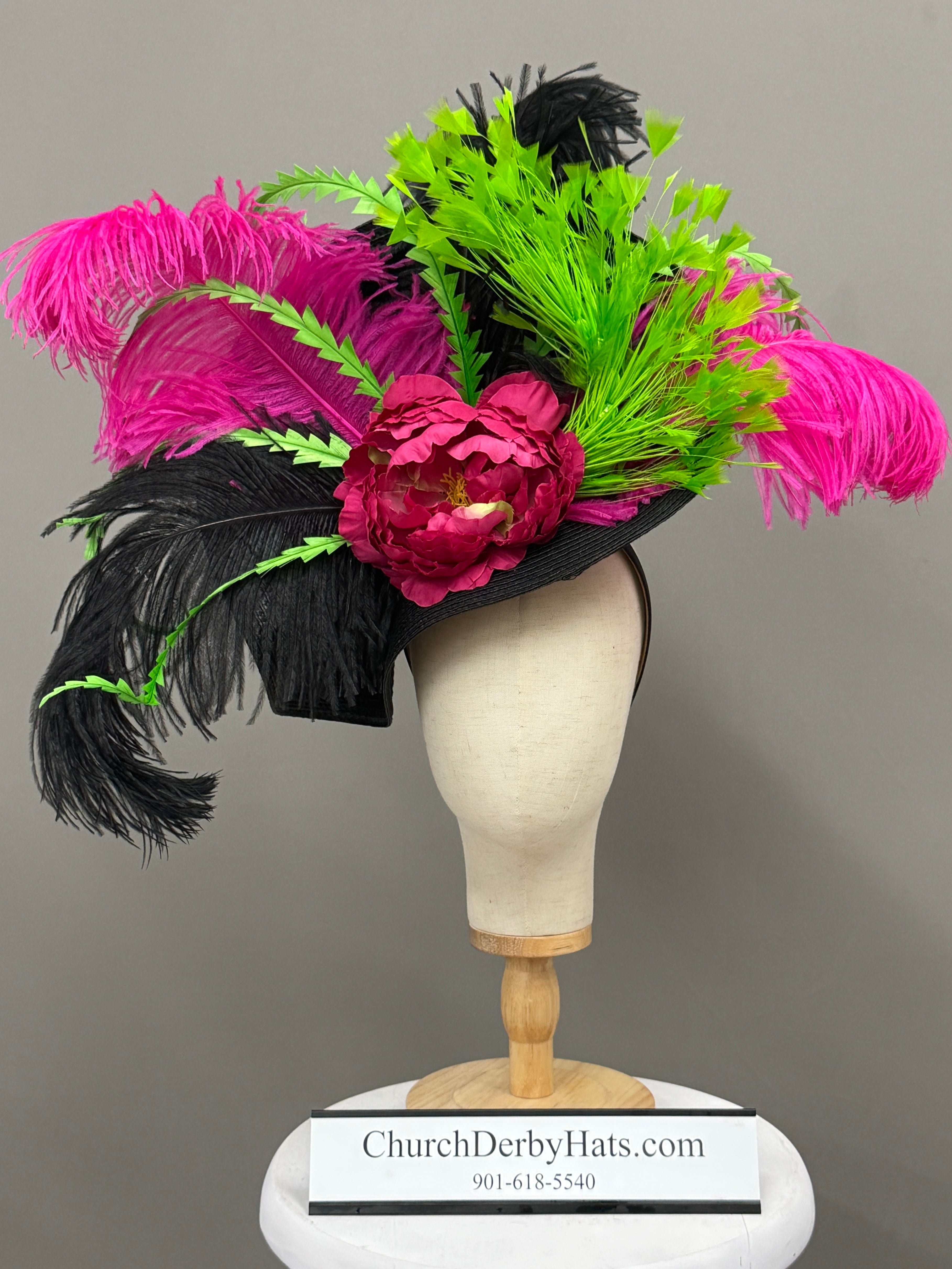 Katie Pink - Kentucky Derby Hat