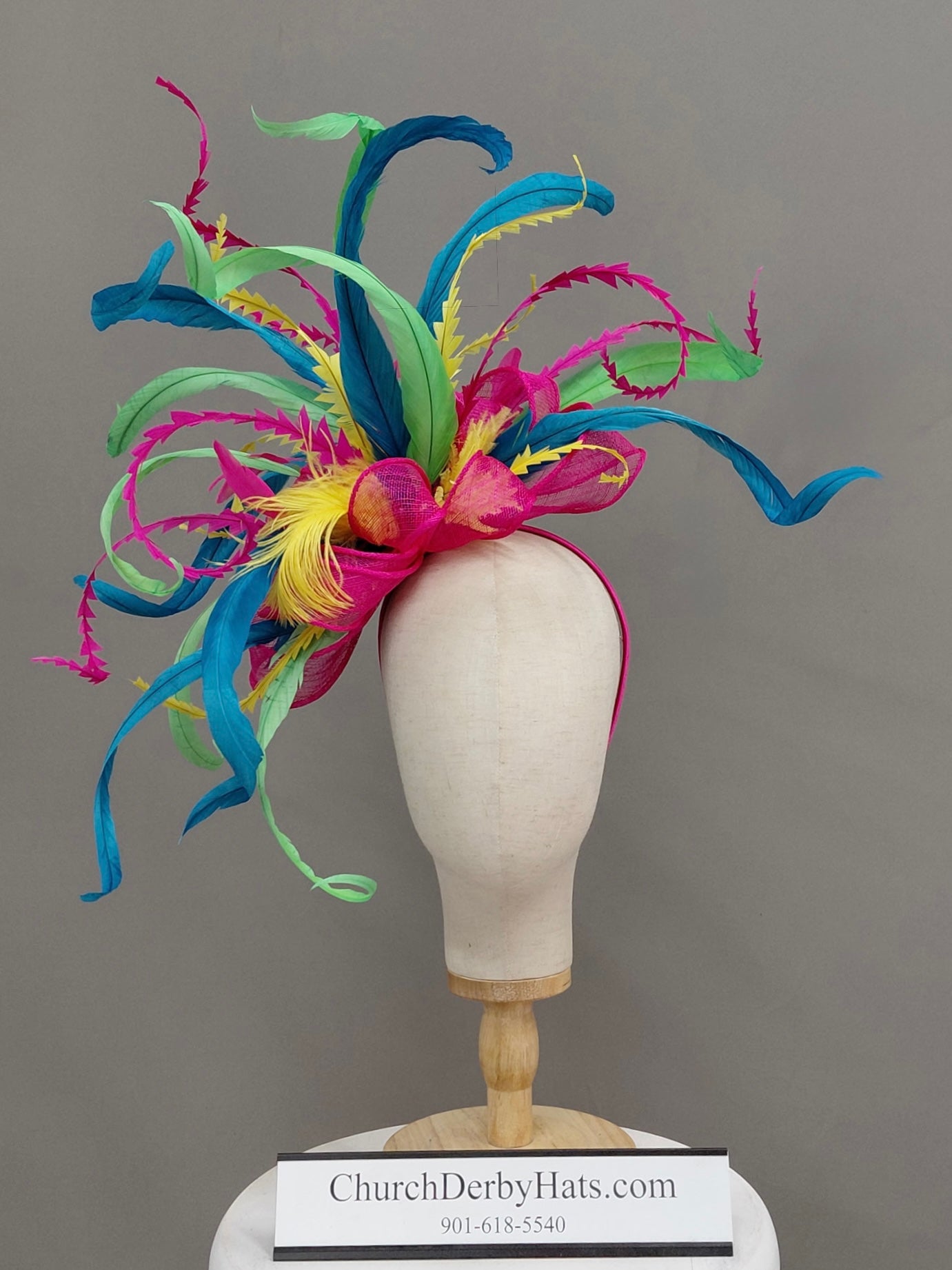Rainbow Fascinator