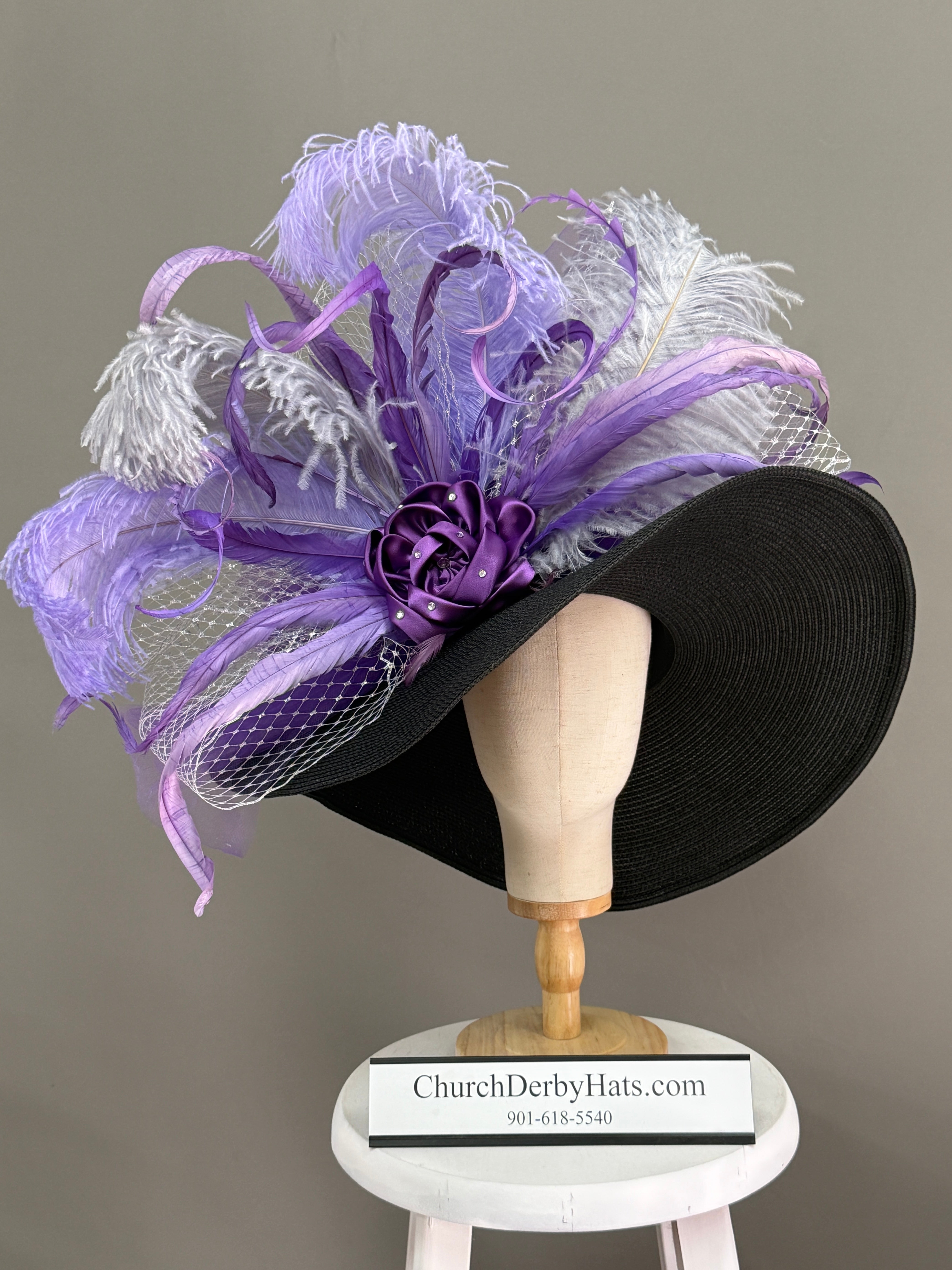 Georgia Purple - Kentucky Derby Hat