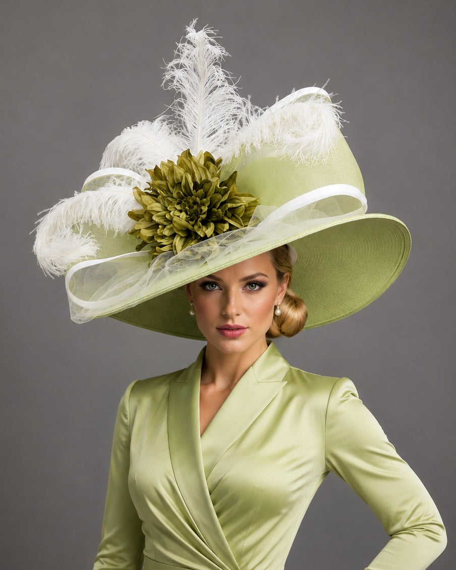 Garden Green - Kentucky Derby Hat