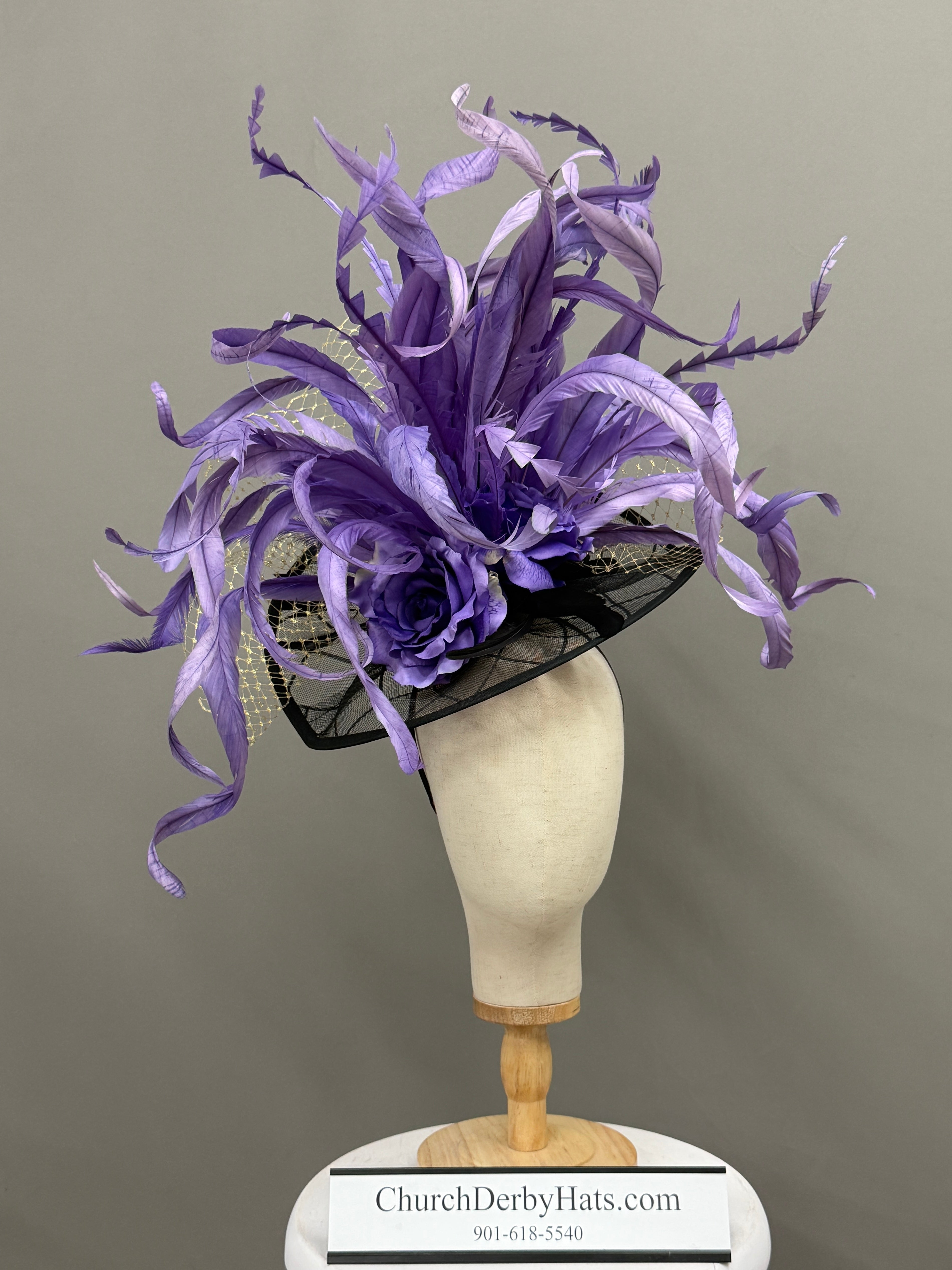 Purple Rose - Kentucky Derby Hat