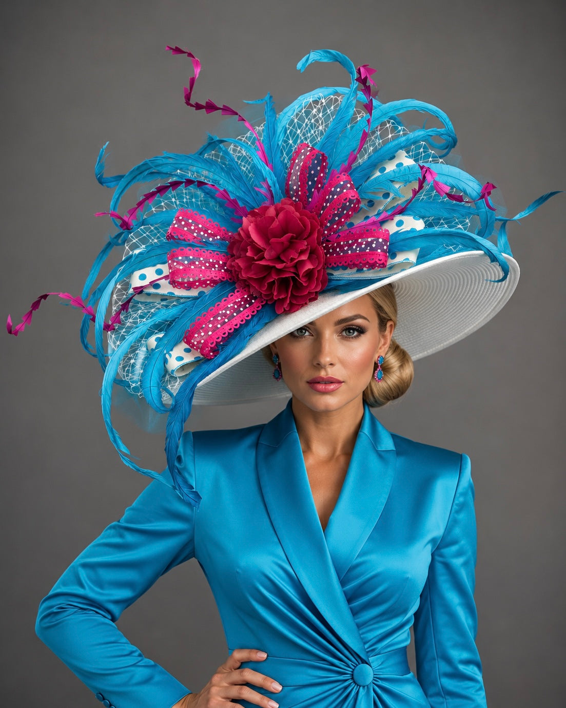 Sarah - Kentucky Derby Hat - Church Hat