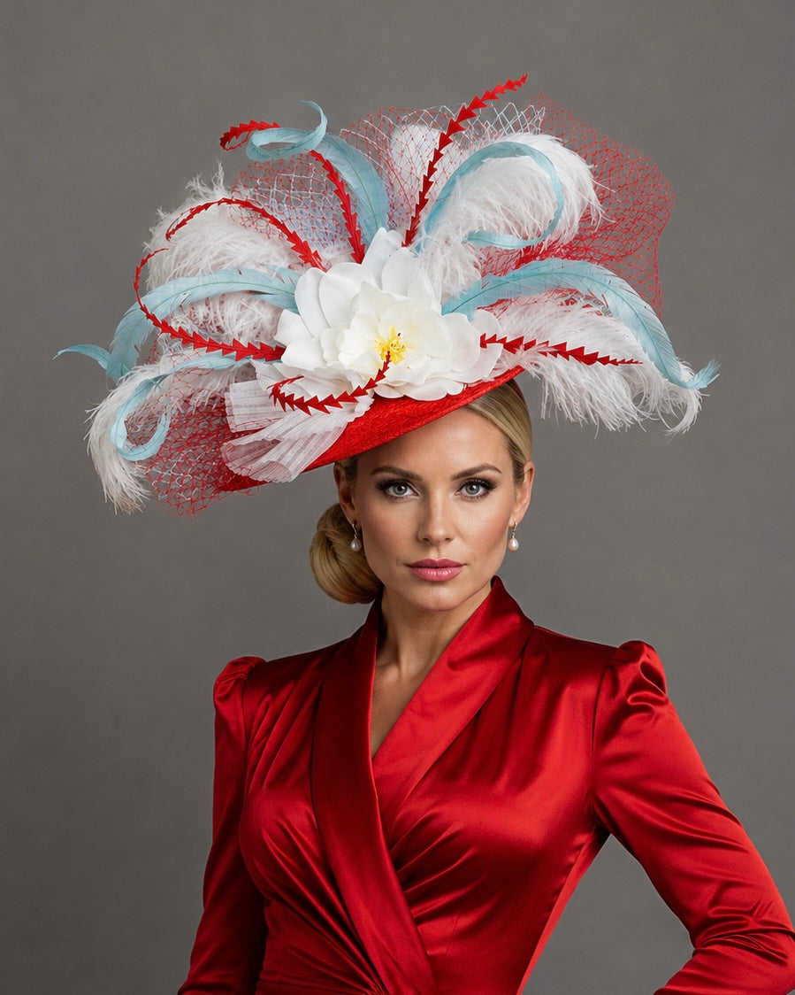 Betsy Kentucky Derby Fascinator on Headband