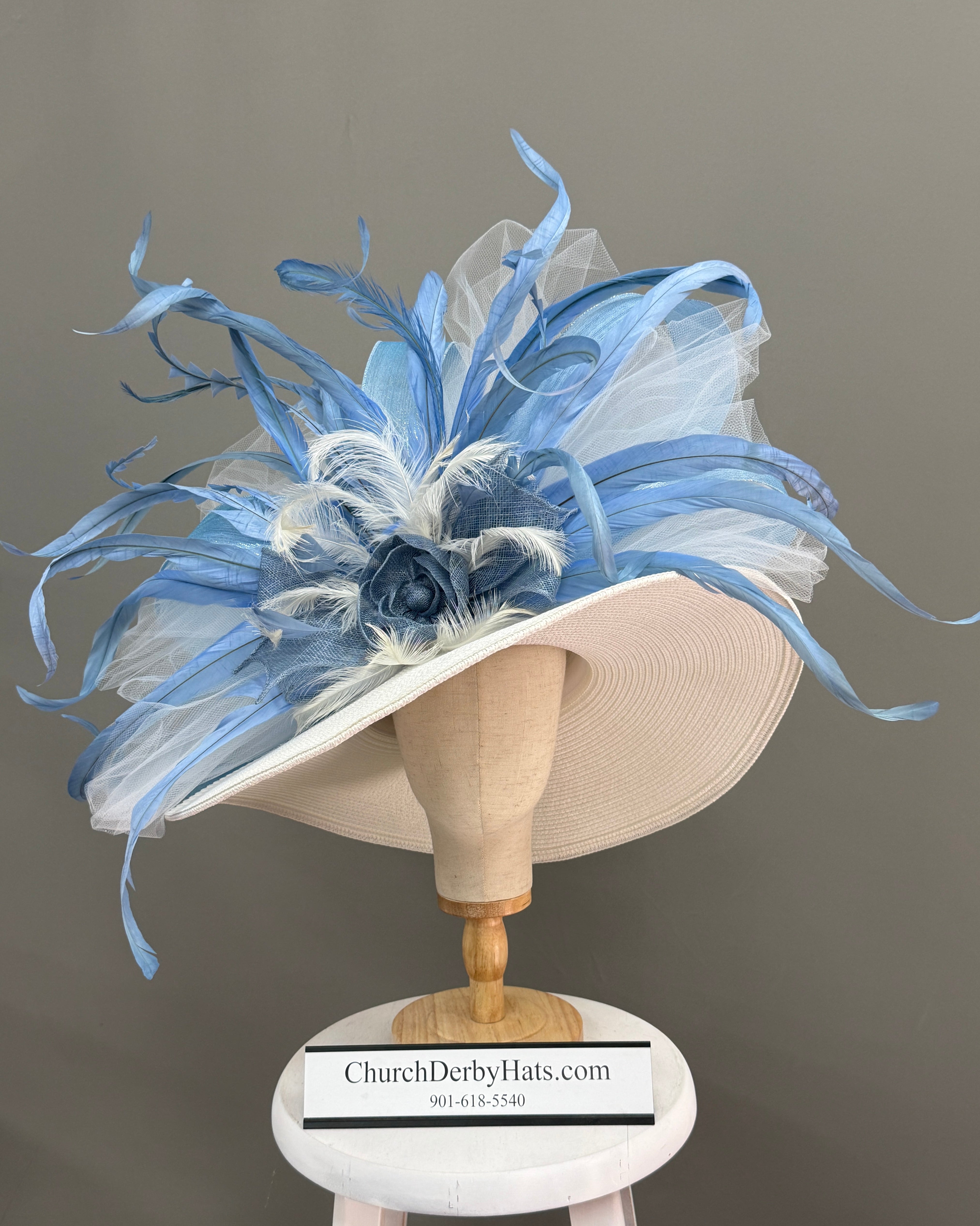 Lilia Blue - Kentucky Derby Hat