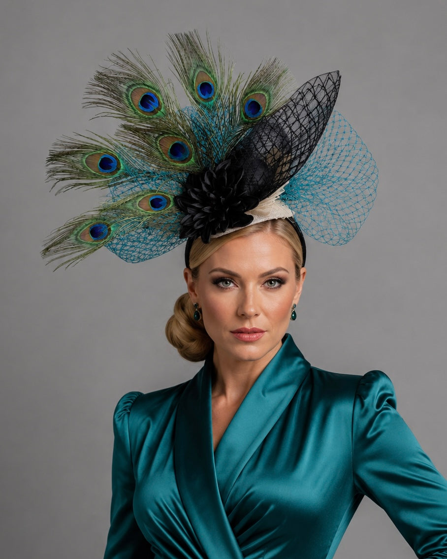Maze - Kentucky Derby Fascinator Hat on Headband