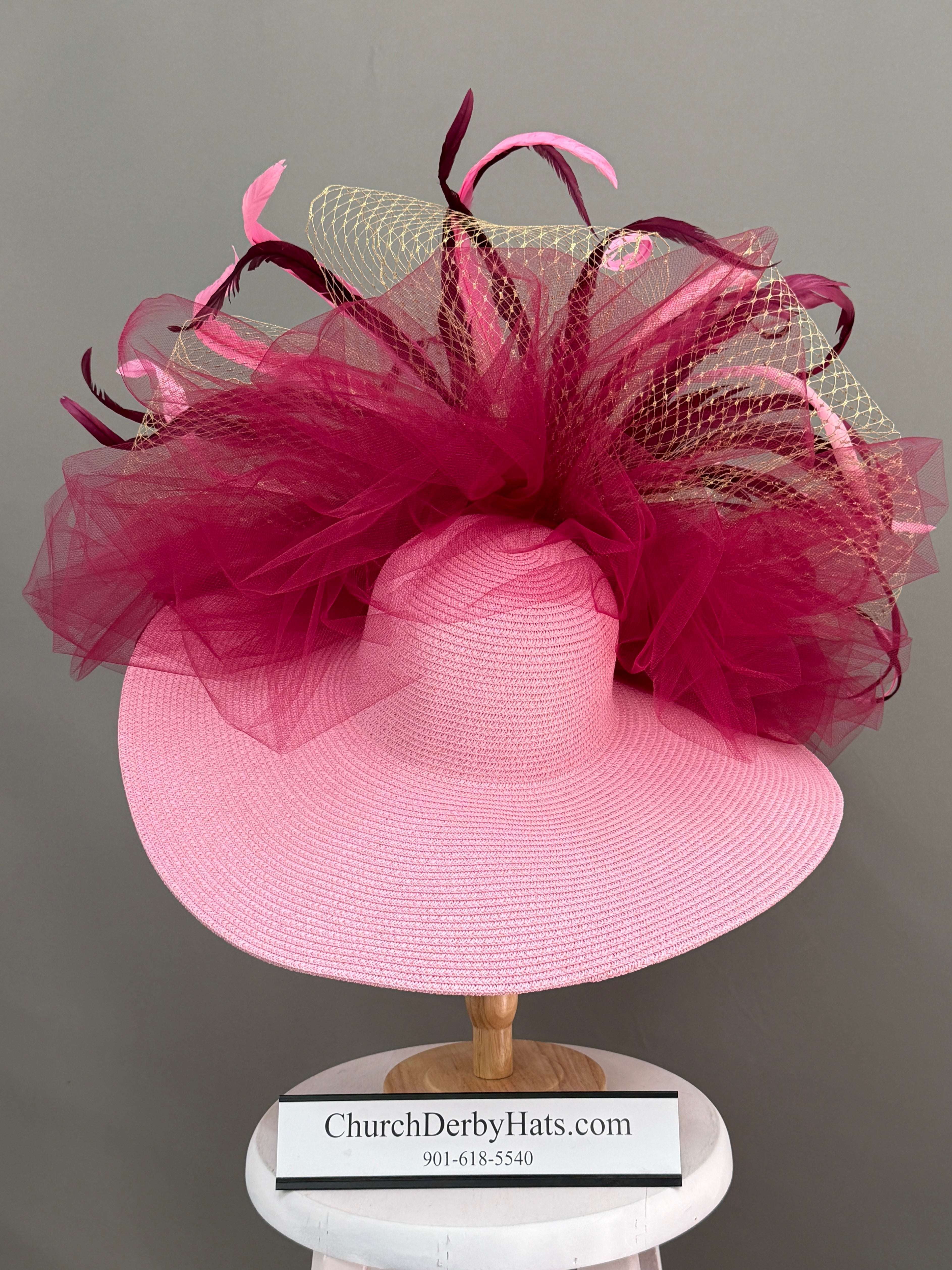 Merlot - Kentucky Derby Hat