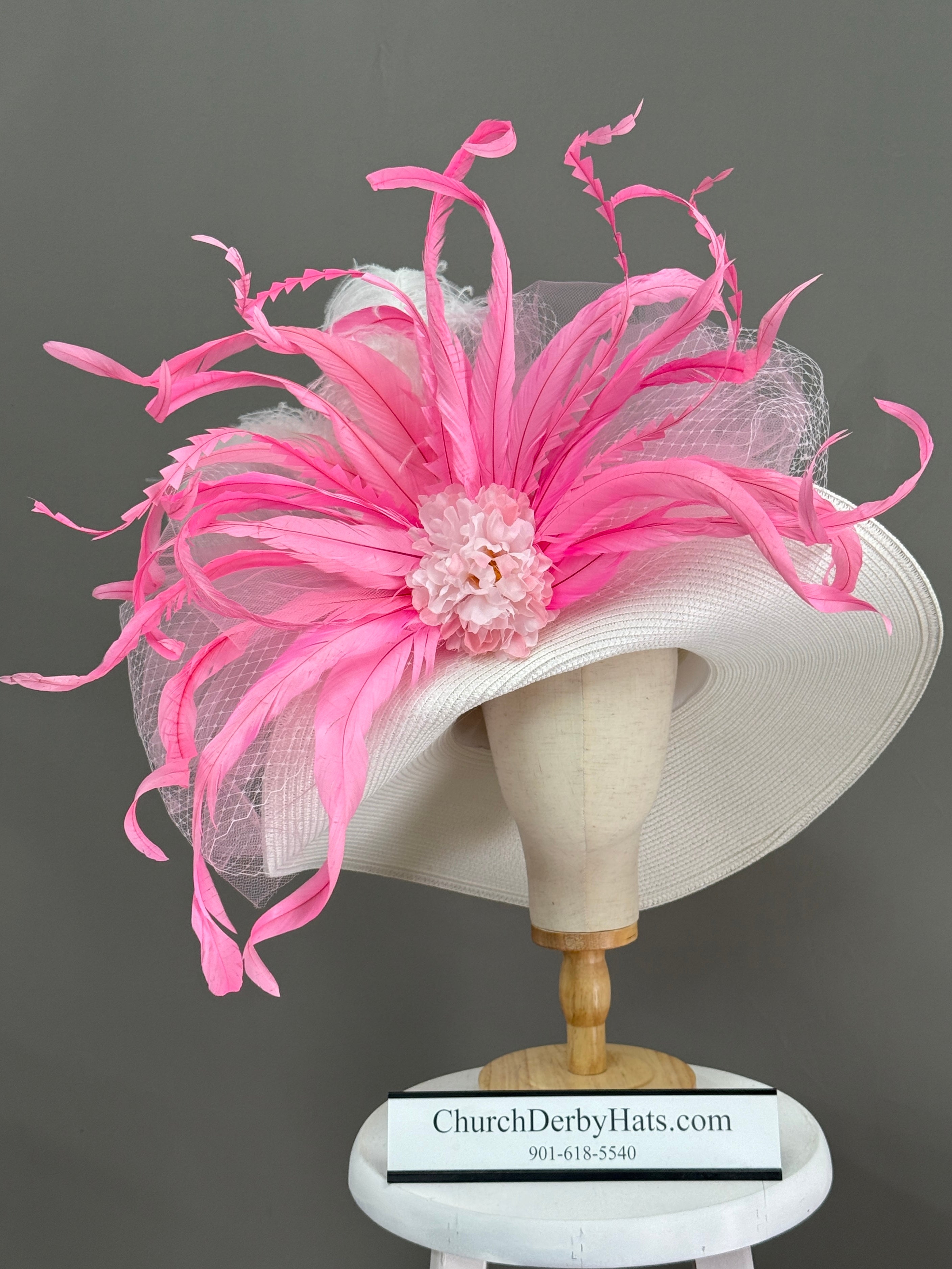 Tessa Pink - Kentucky Derby Hat