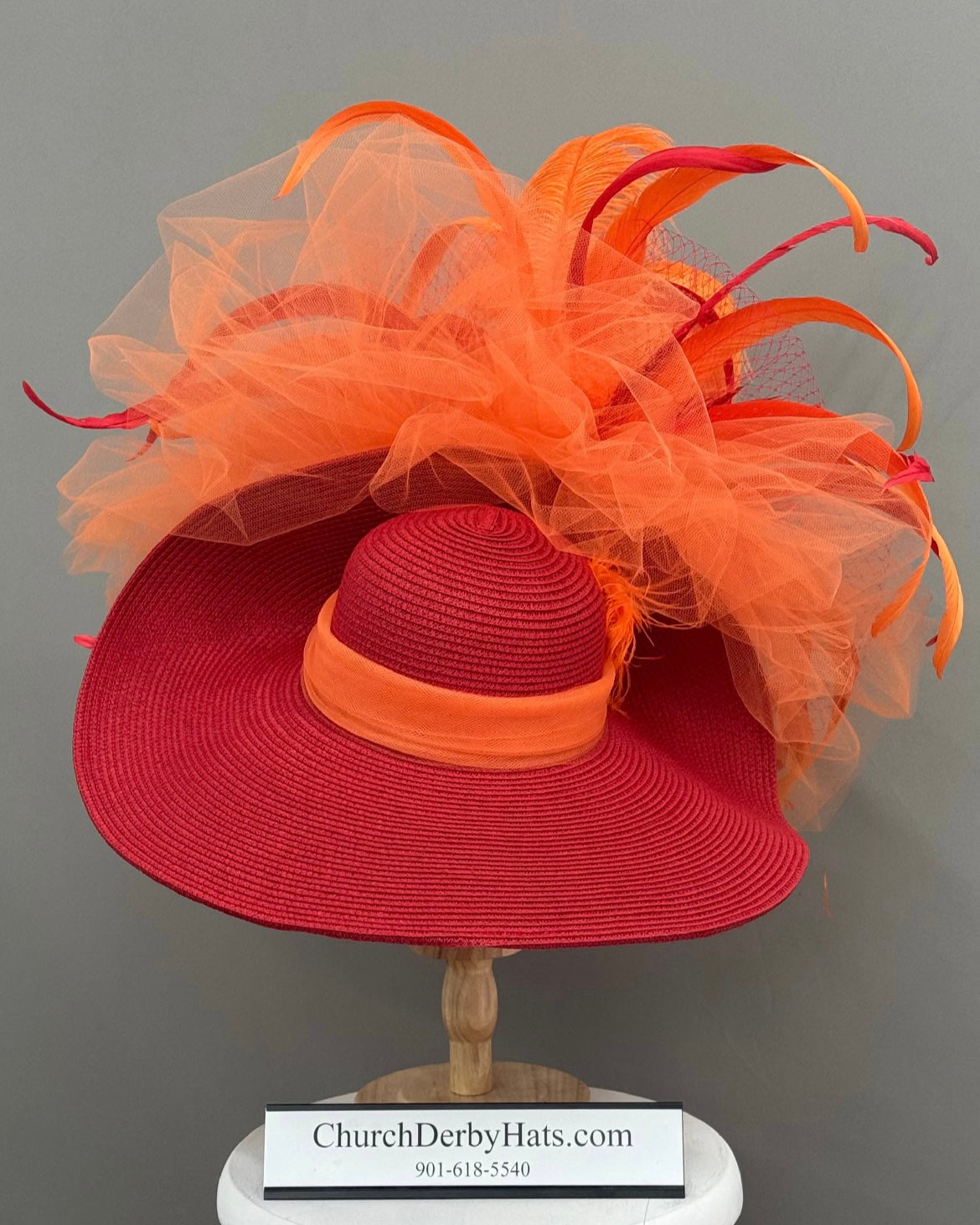 (Custom) Blaze orange in Solid Red