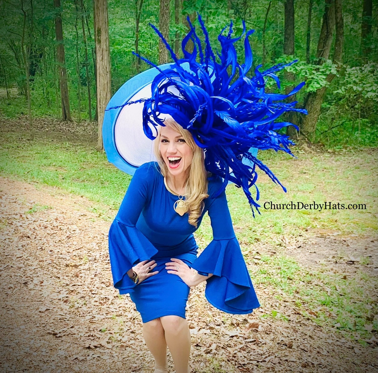Jena’s Blue - Kentucky Derby Hat